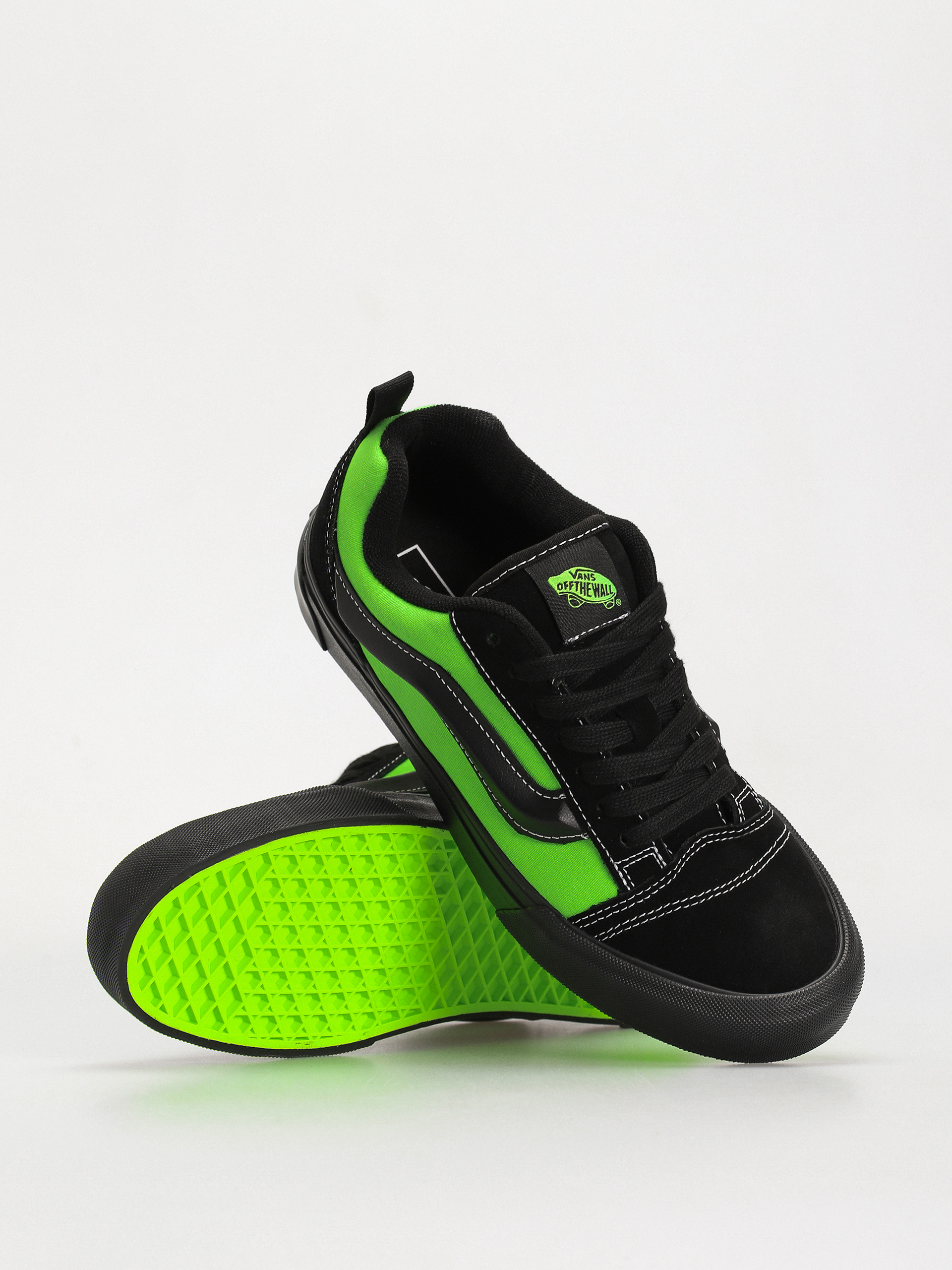 Green and black vans shoes best sale