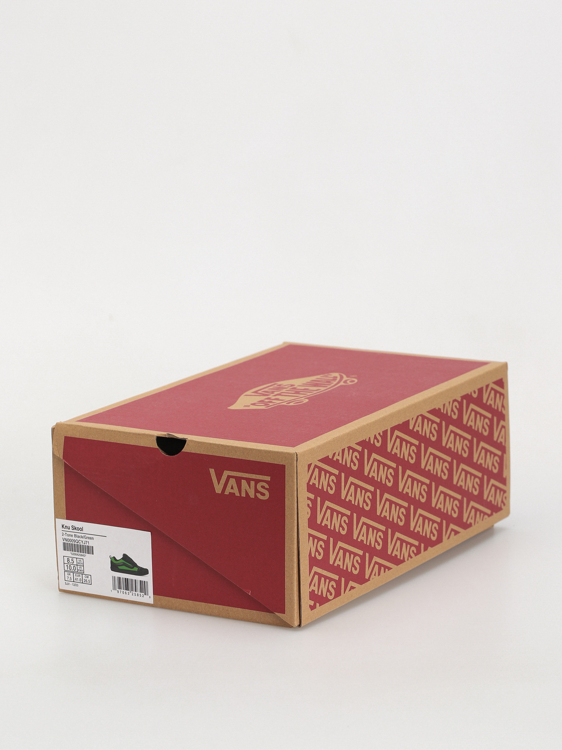 Vans Knu Skool Shoes (2-tone black/green)