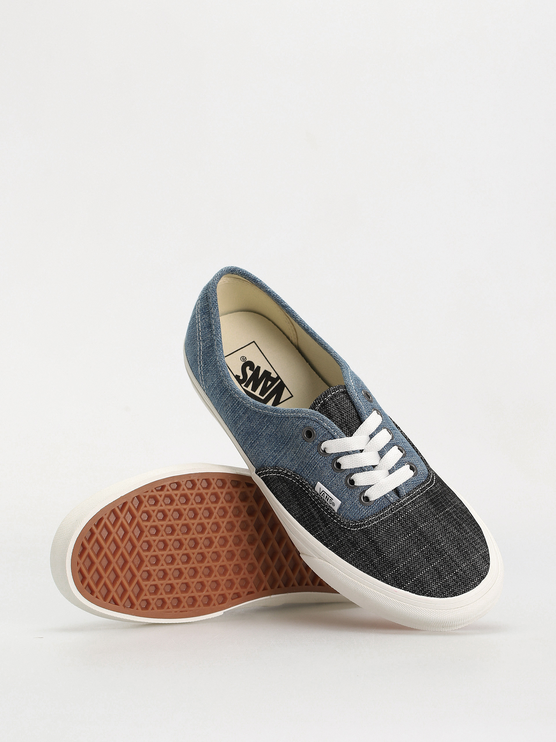 Vans Authentic Shoes blue threaded denim blue white