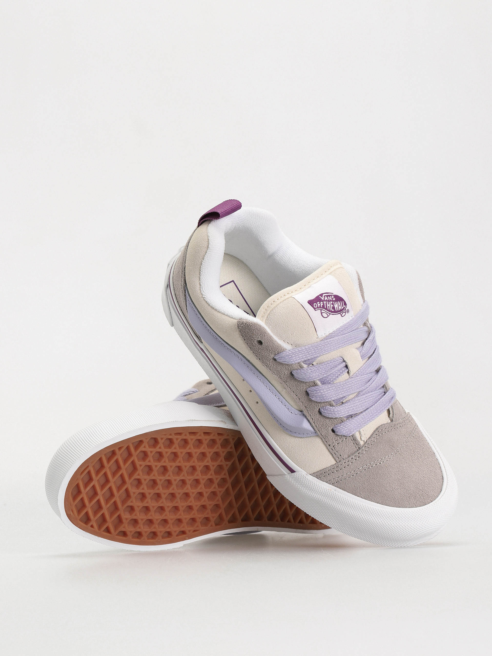Vans Knu Skool Shoes (tri block purple)