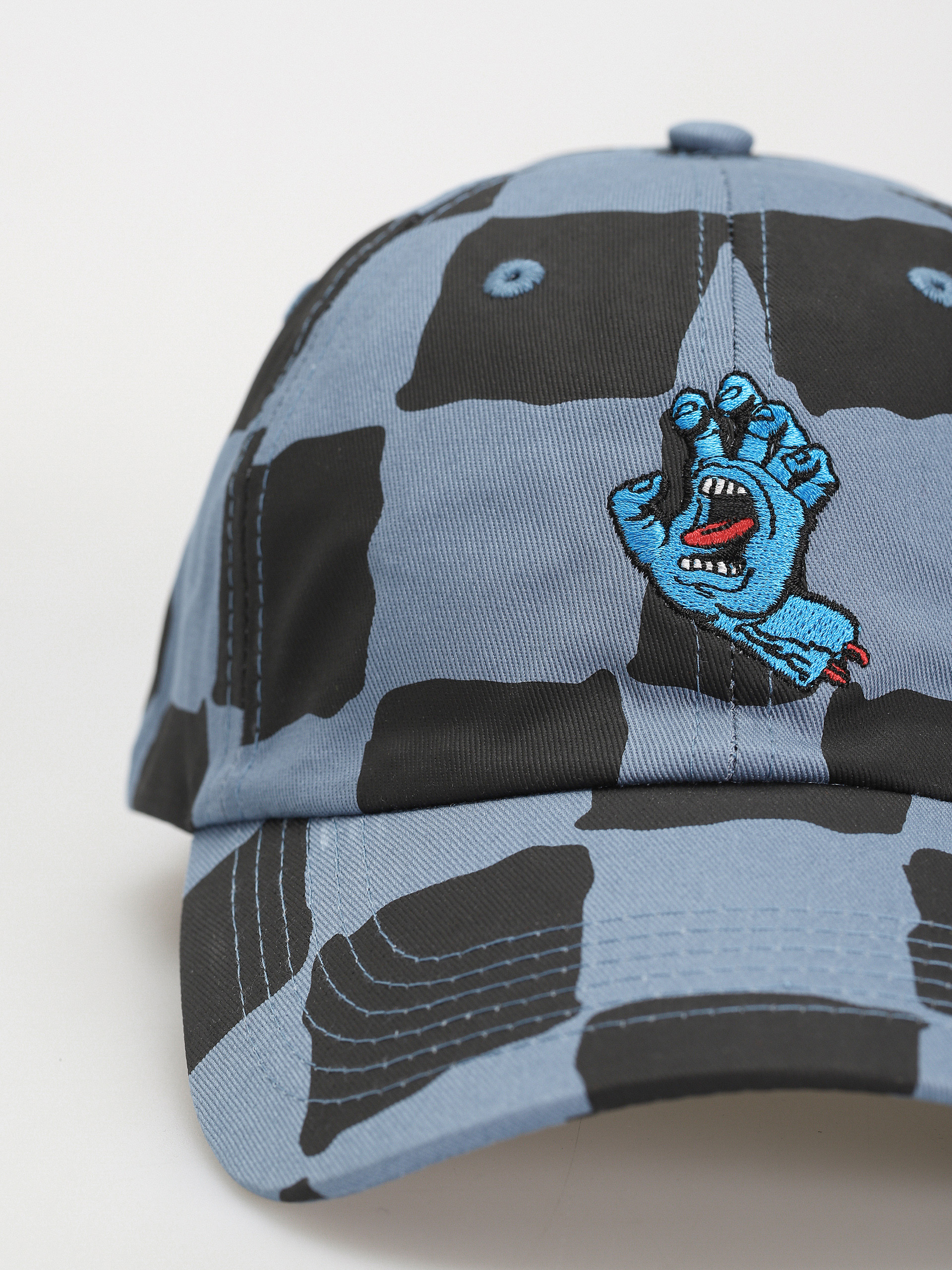 Santa Cruz Screaming Mini Hand Cap (dusty blue check)