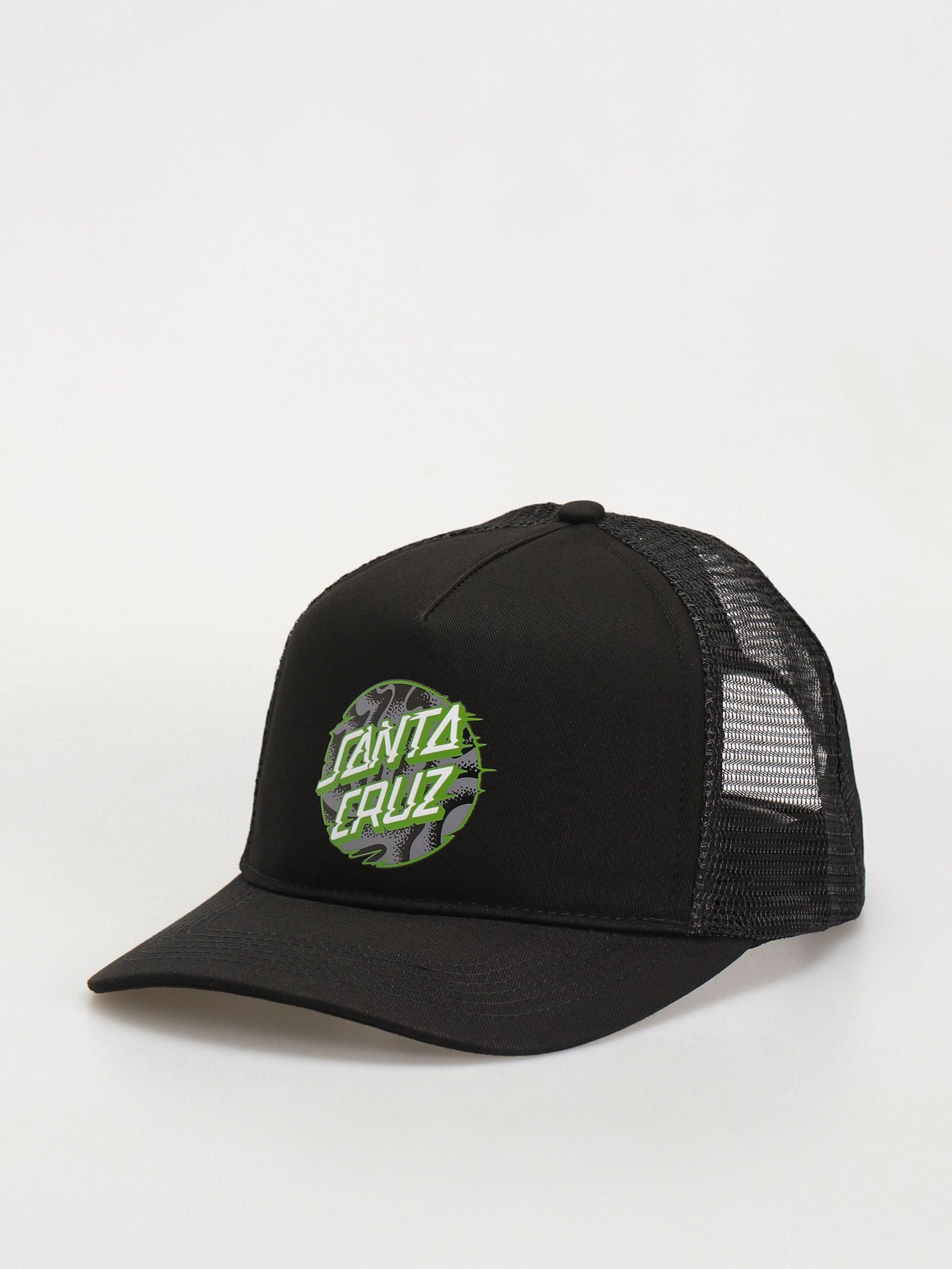 Santa Cruz Vivid Slick Dot Meshback Cap (black)