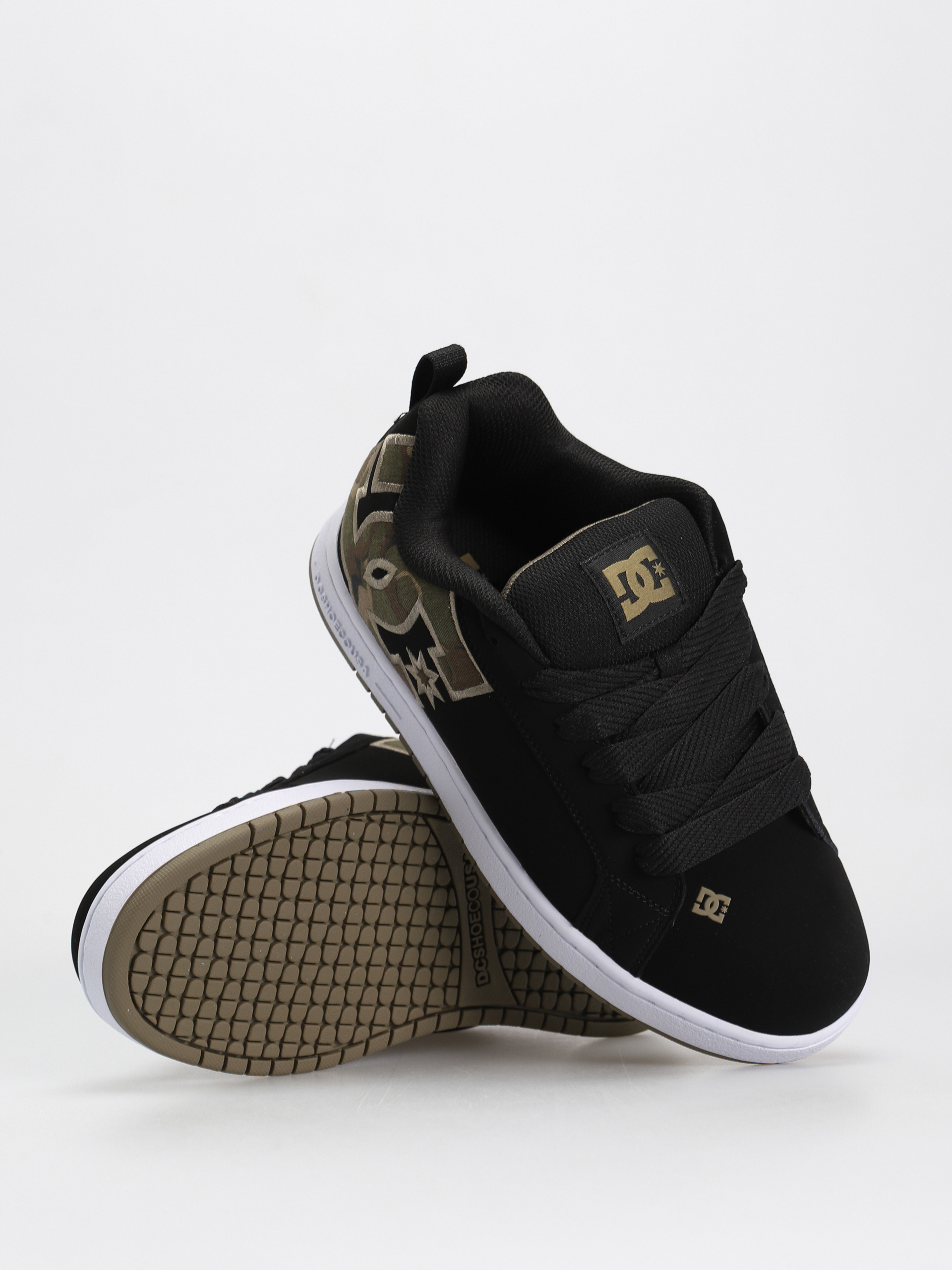 DC Court Graffik Shoes (black/black/green)
