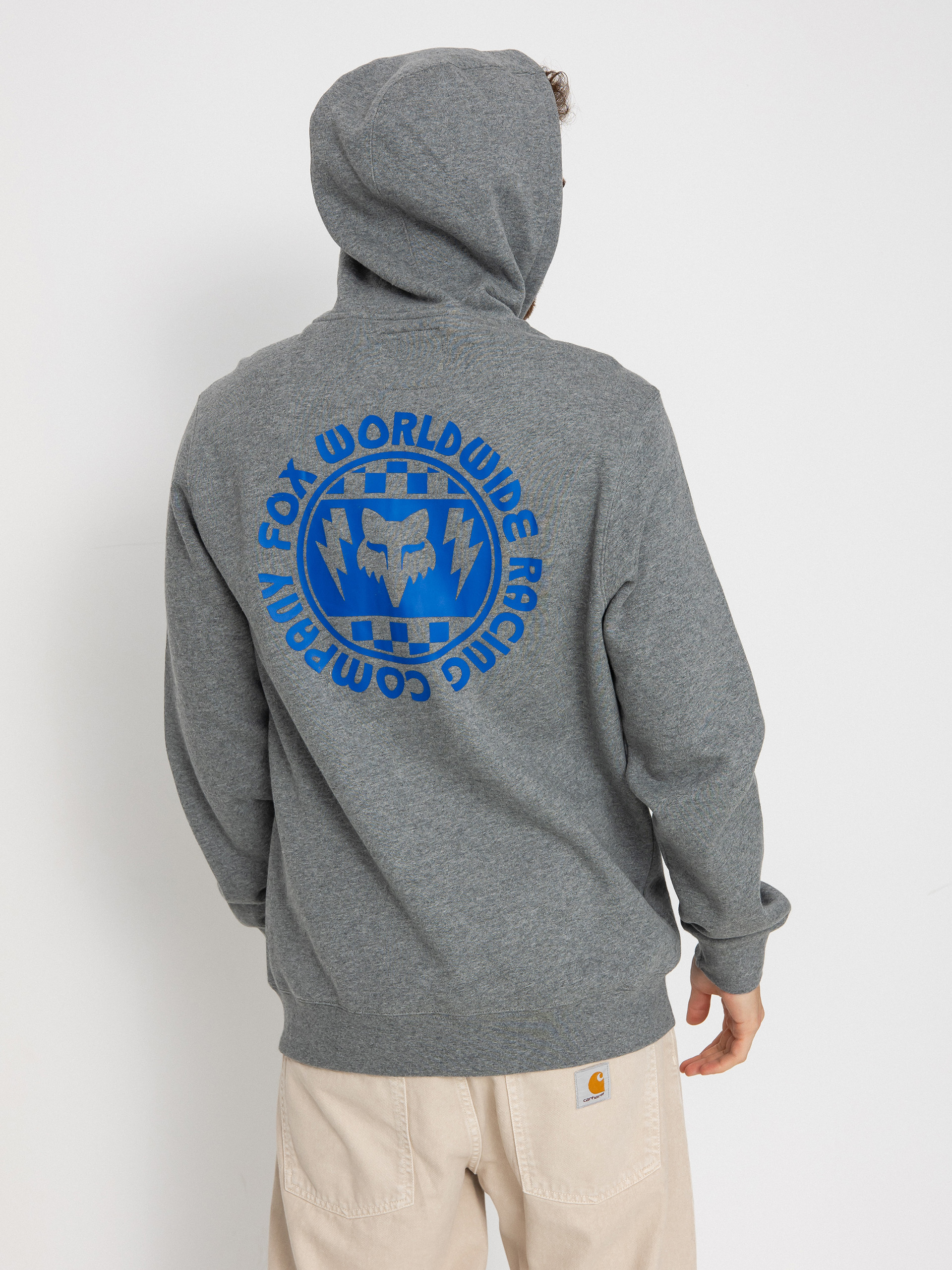Fox Hoodie Next Level ZHD - grey (heather graphite)