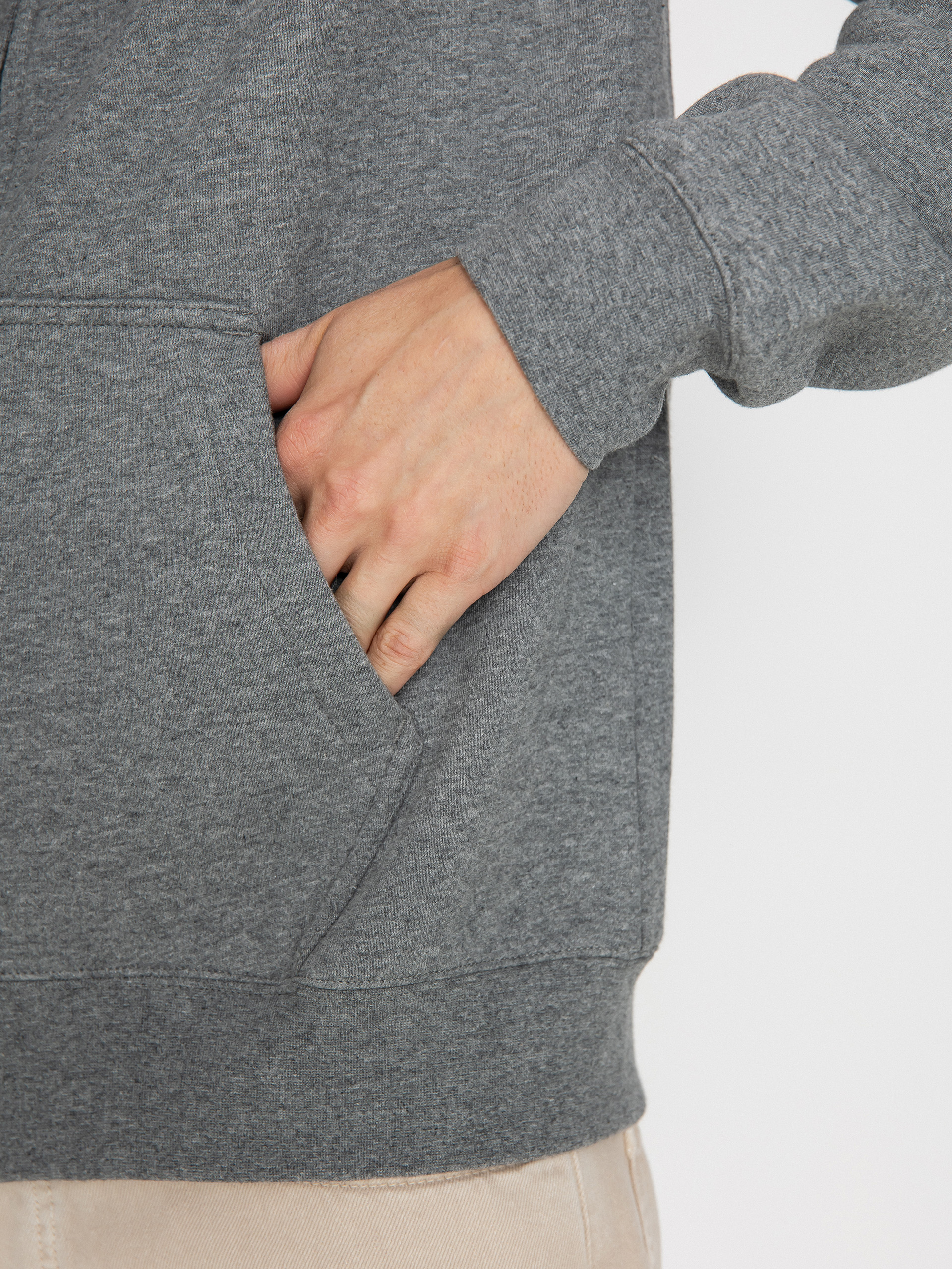 Fox Hoodie Next Level ZHD - grey (heather graphite)