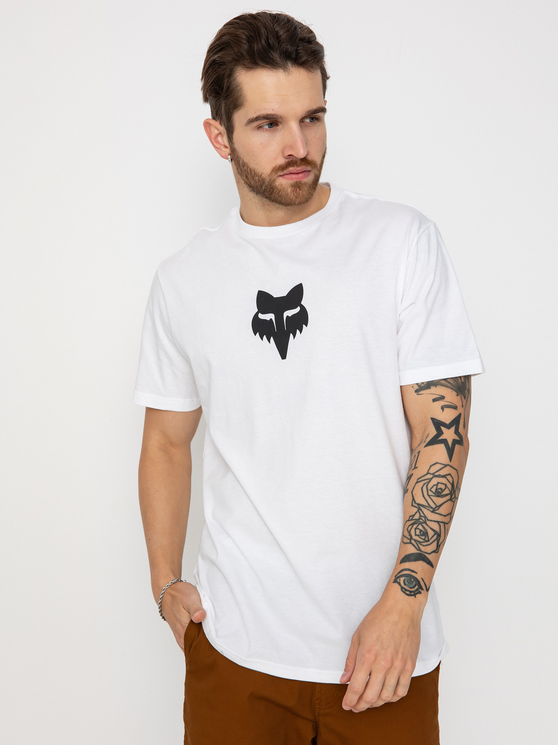 Fox Fox Head Prem T-Shirt (optic white)