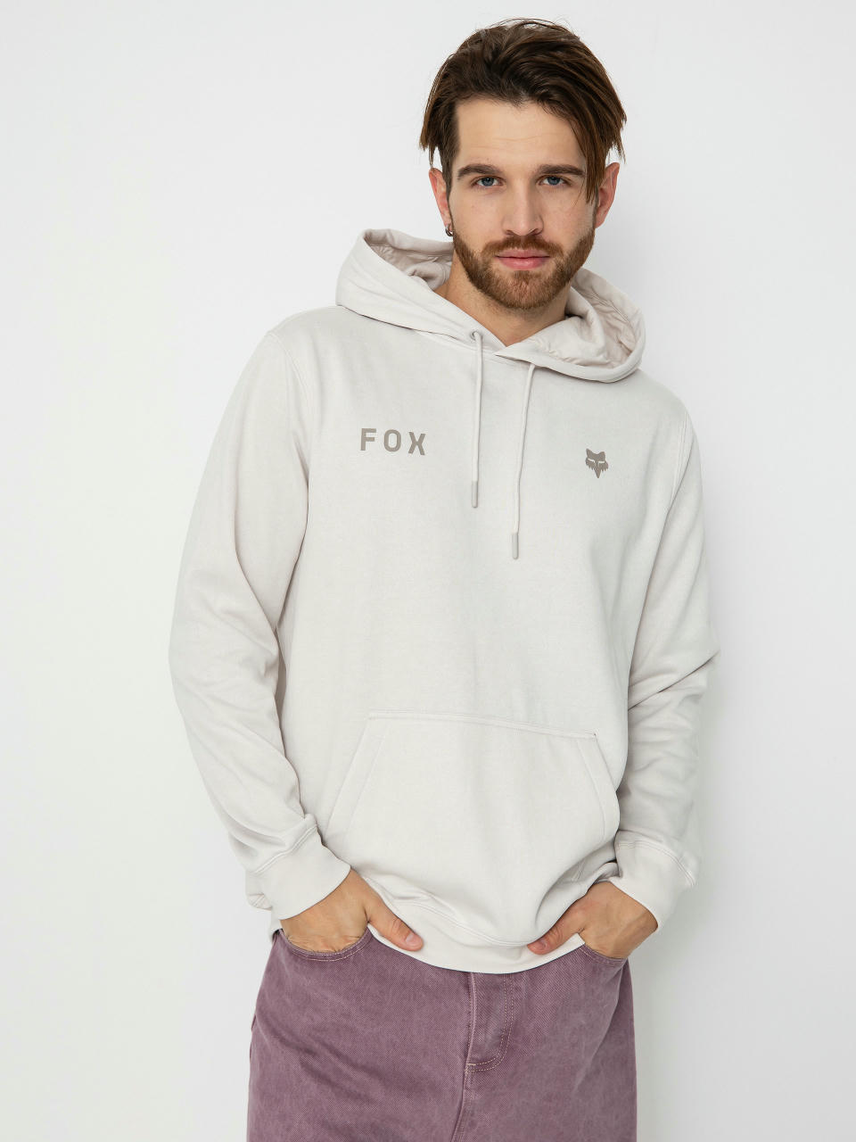 Fox Wordmark HD Hoodie (vintage white)