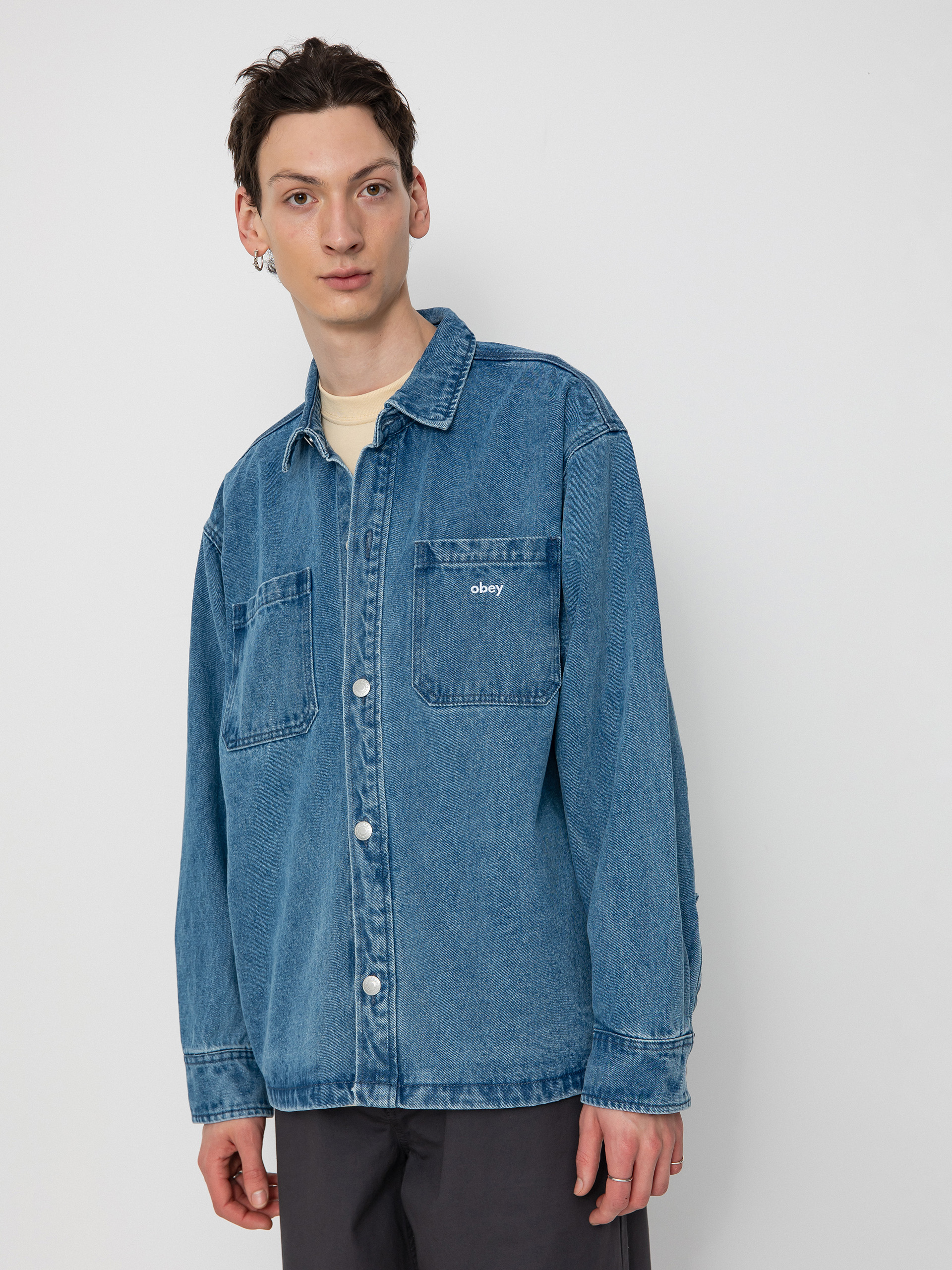 OBEY Winston Jacke (light indigo)