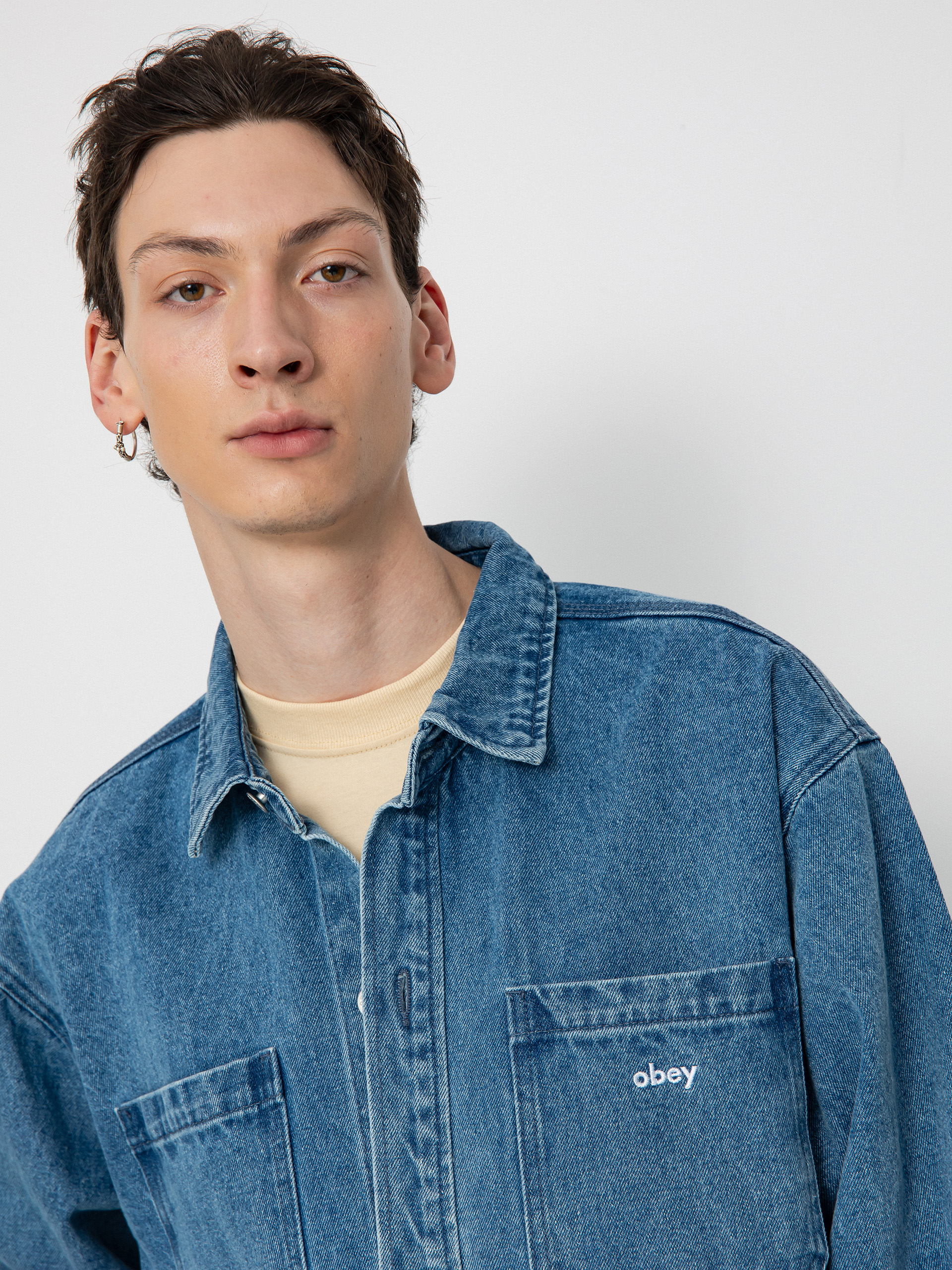 OBEY Winston Jacke (light indigo)