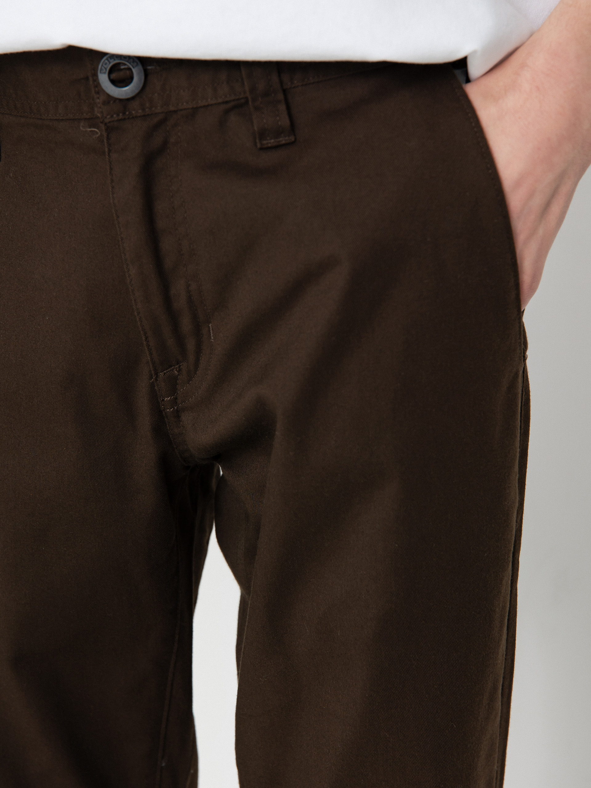 Volcom Pants Frickin Modern Stret (dark brown)