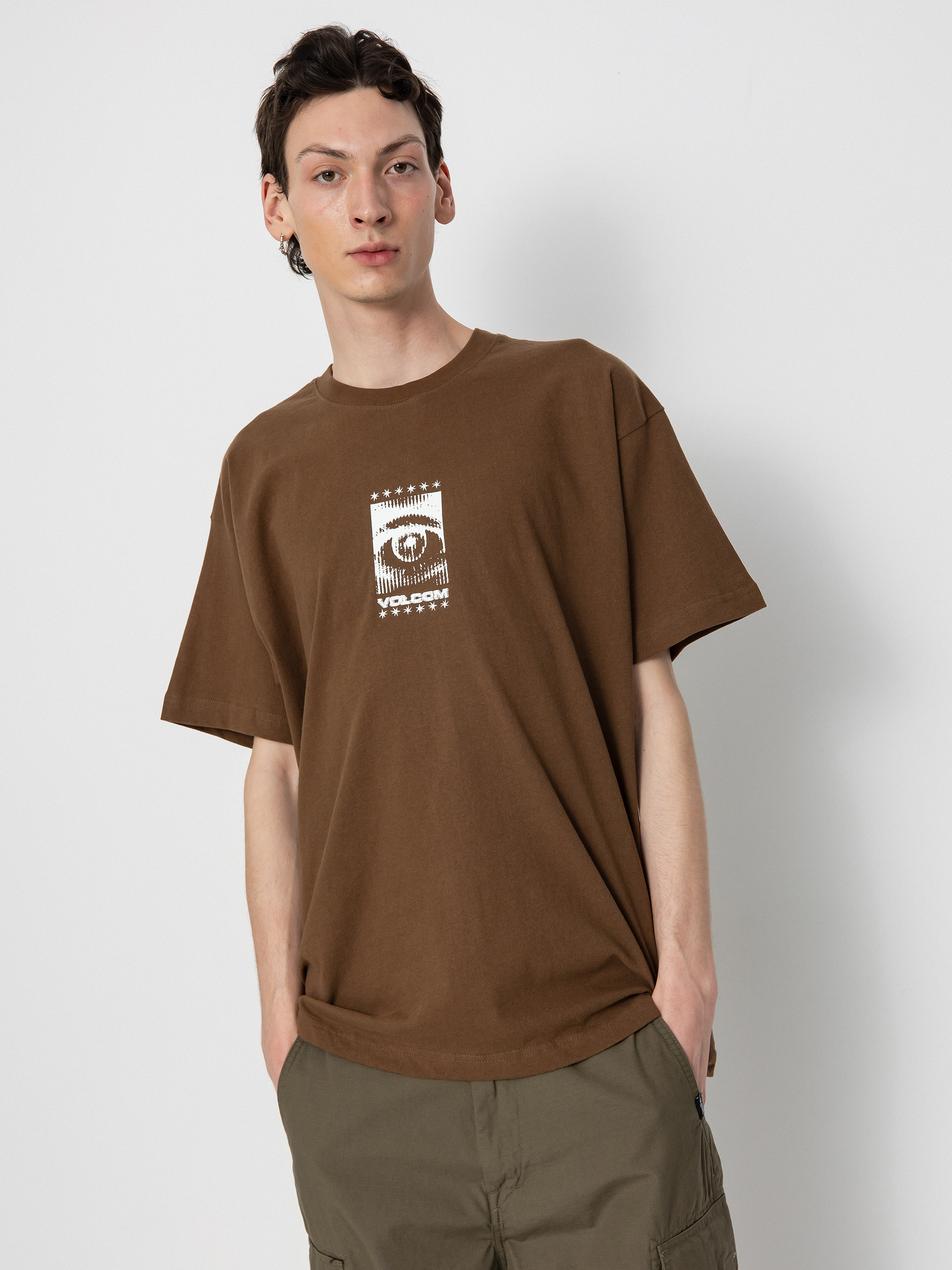 Volcom T-Shirt Primed Lse (dark earth)