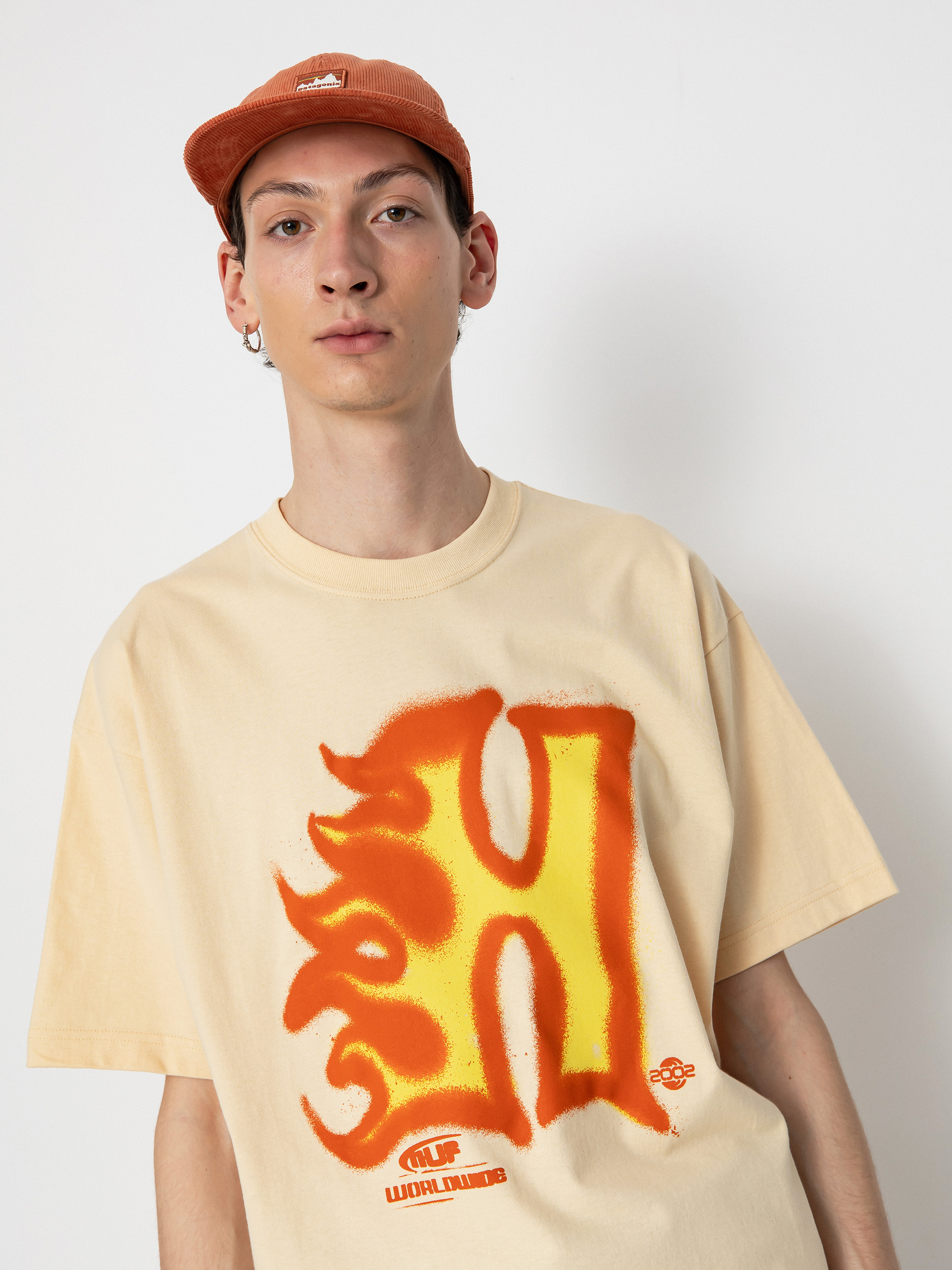 HUF T-Shirt Heat Wave (wheat)