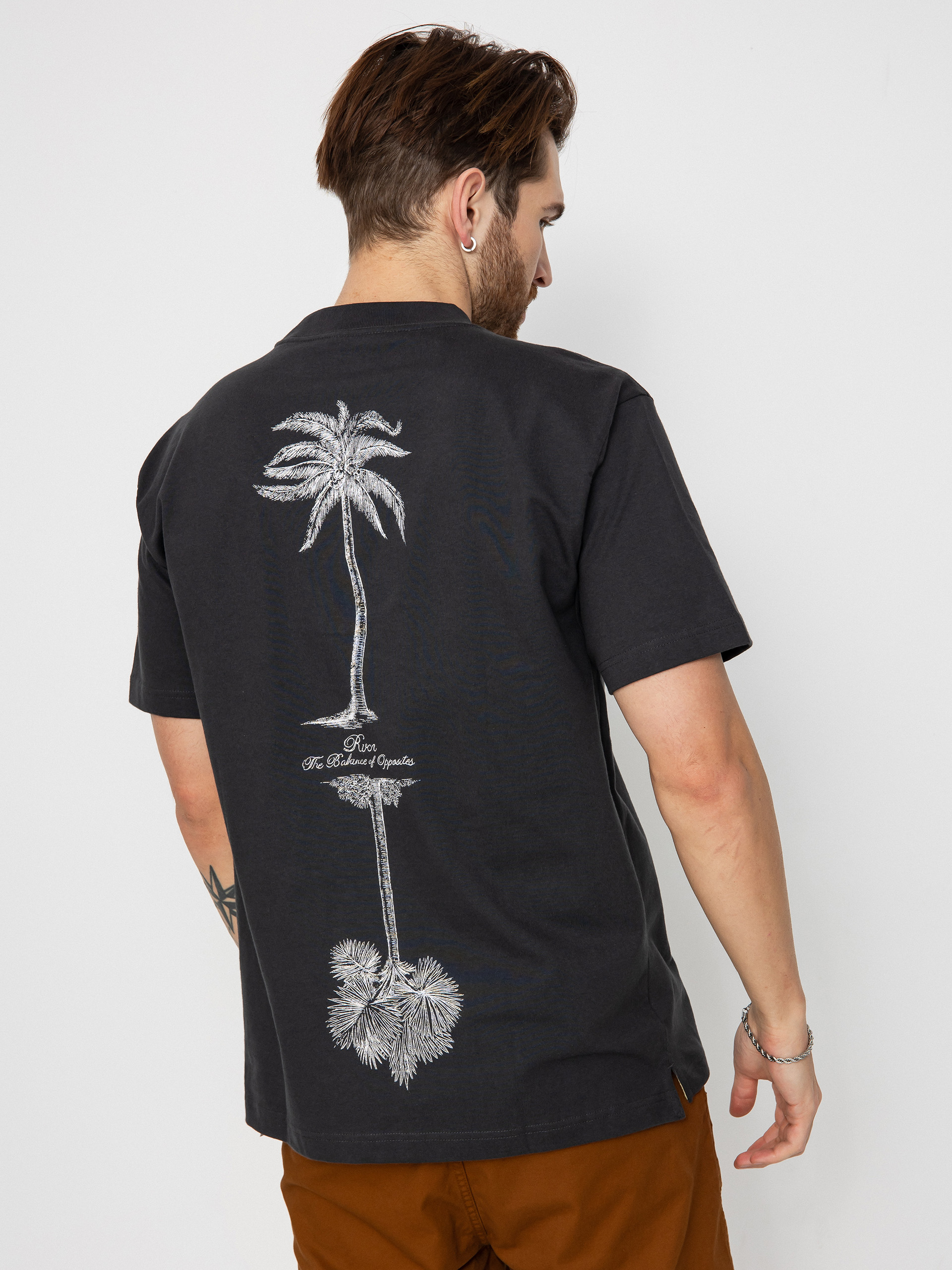 RVCA Tiger Style T-Shirt (washed black)