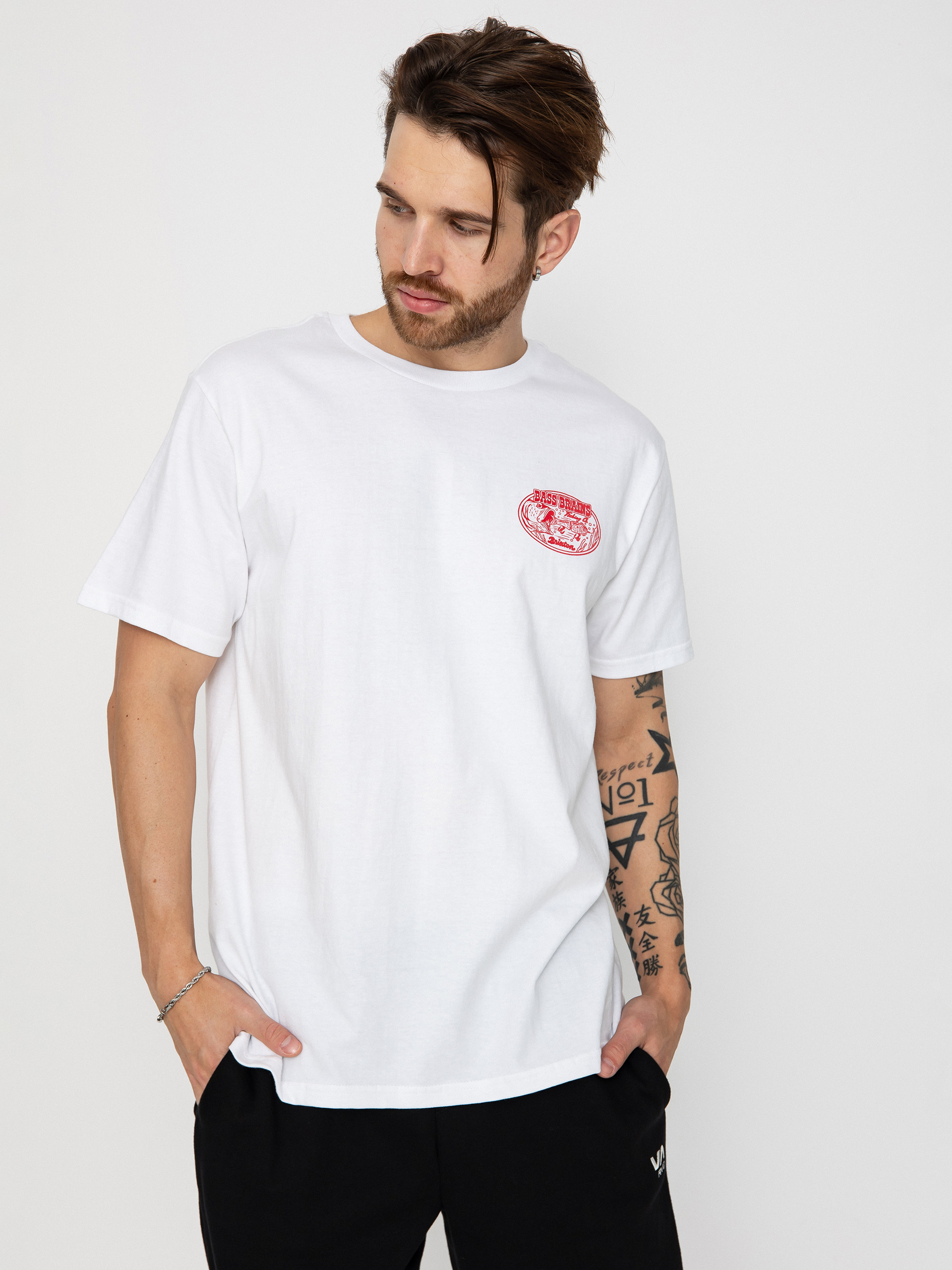 Brixton Bass Brains Swim Stt T-Shirt (white)