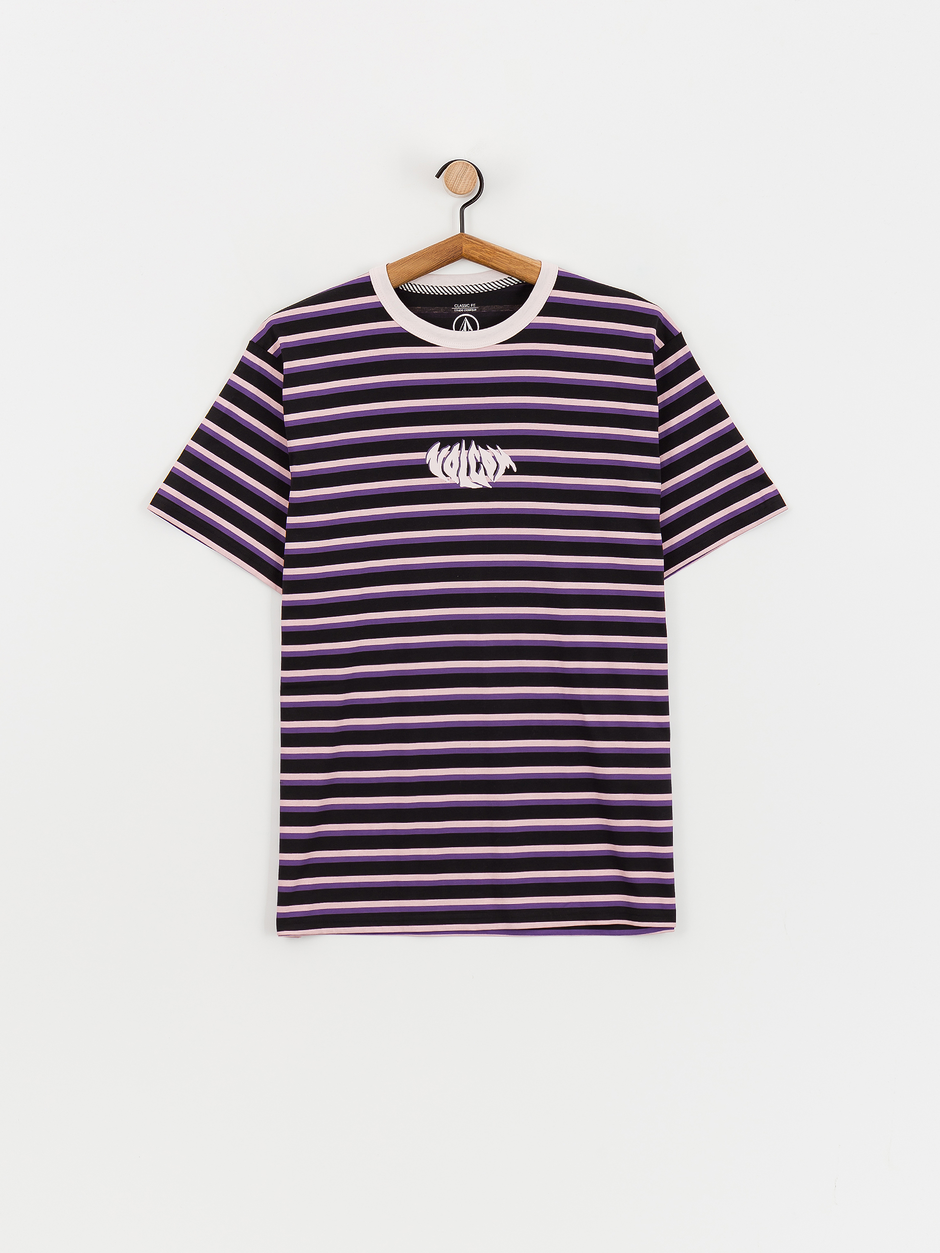 Volcom Rayeah Stripes T-Shirt (black)