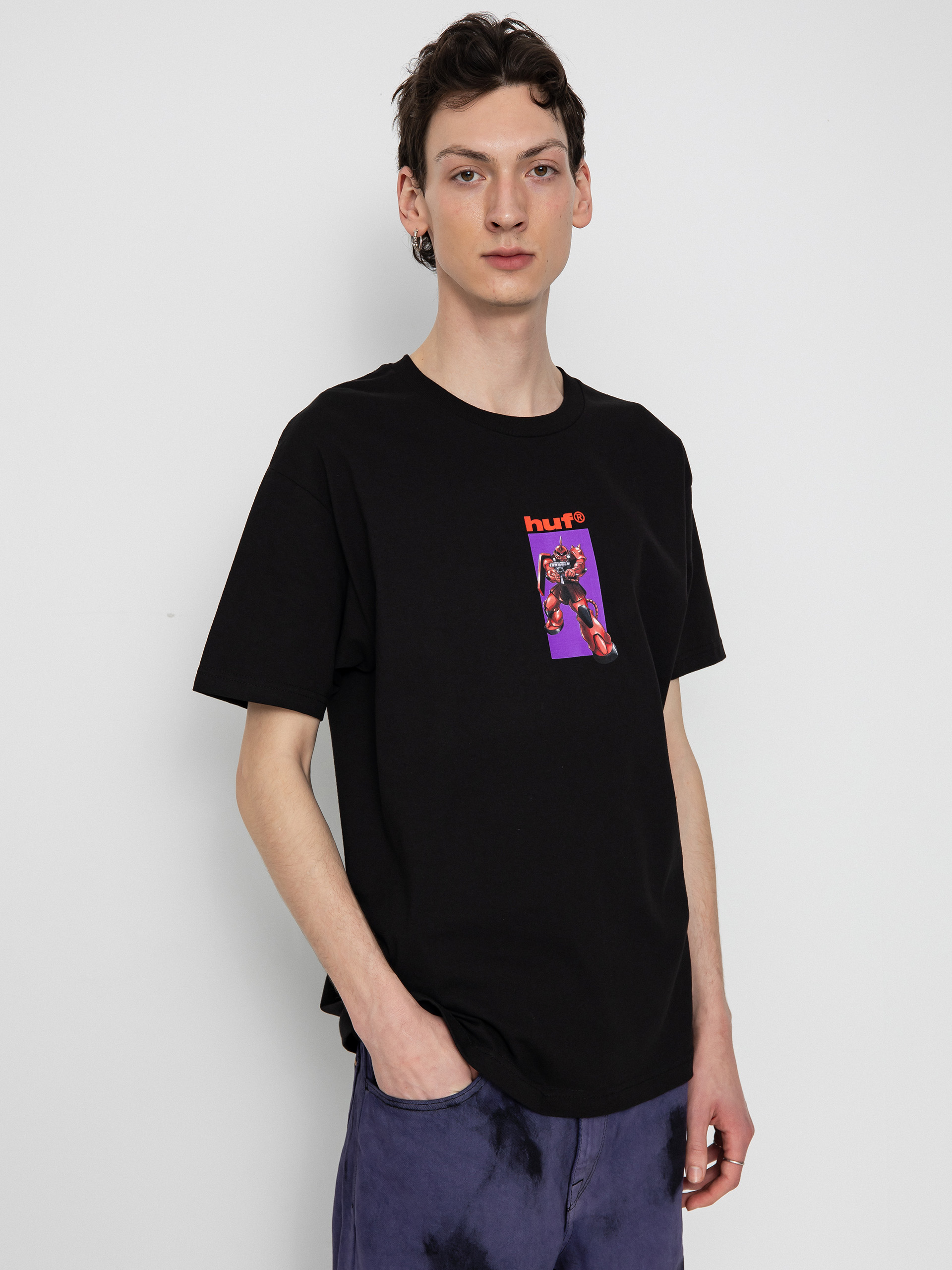 HUF T-Shirt X Gundam Chars Zaku (black)