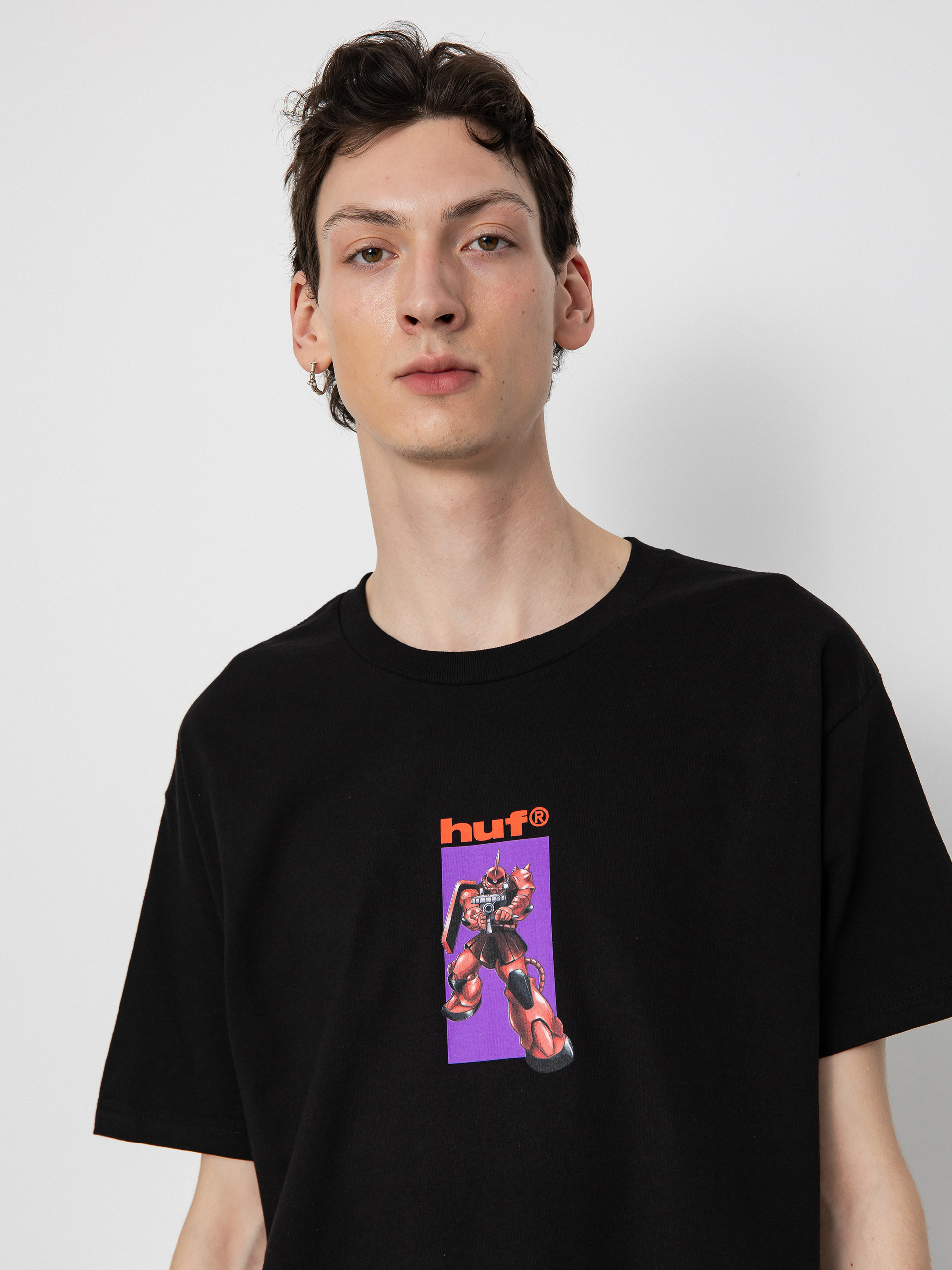 HUF T-Shirt X Gundam Chars Zaku (black)