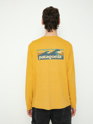 Patagonia Cap Cool Daily Graphic Longsleeve (boardshort logo pufferfish gold x-dye)