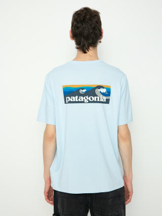 Patagonia Cap Cool Daily Graphic T-Shirt (boardshort logo chilled blue)