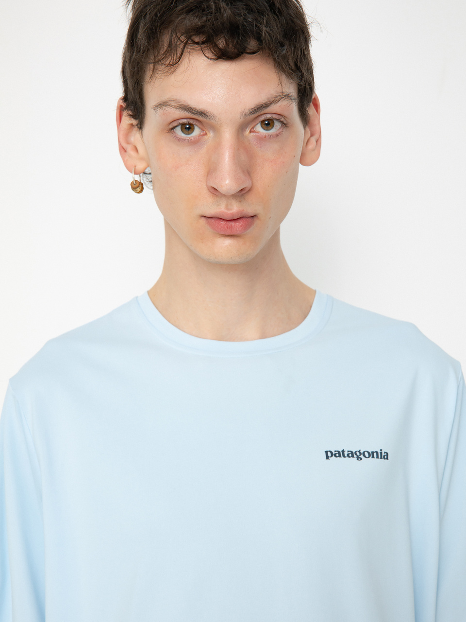 Patagonia Cap Cool Daily Graphic T-Shirt - blue (boardshort logo 