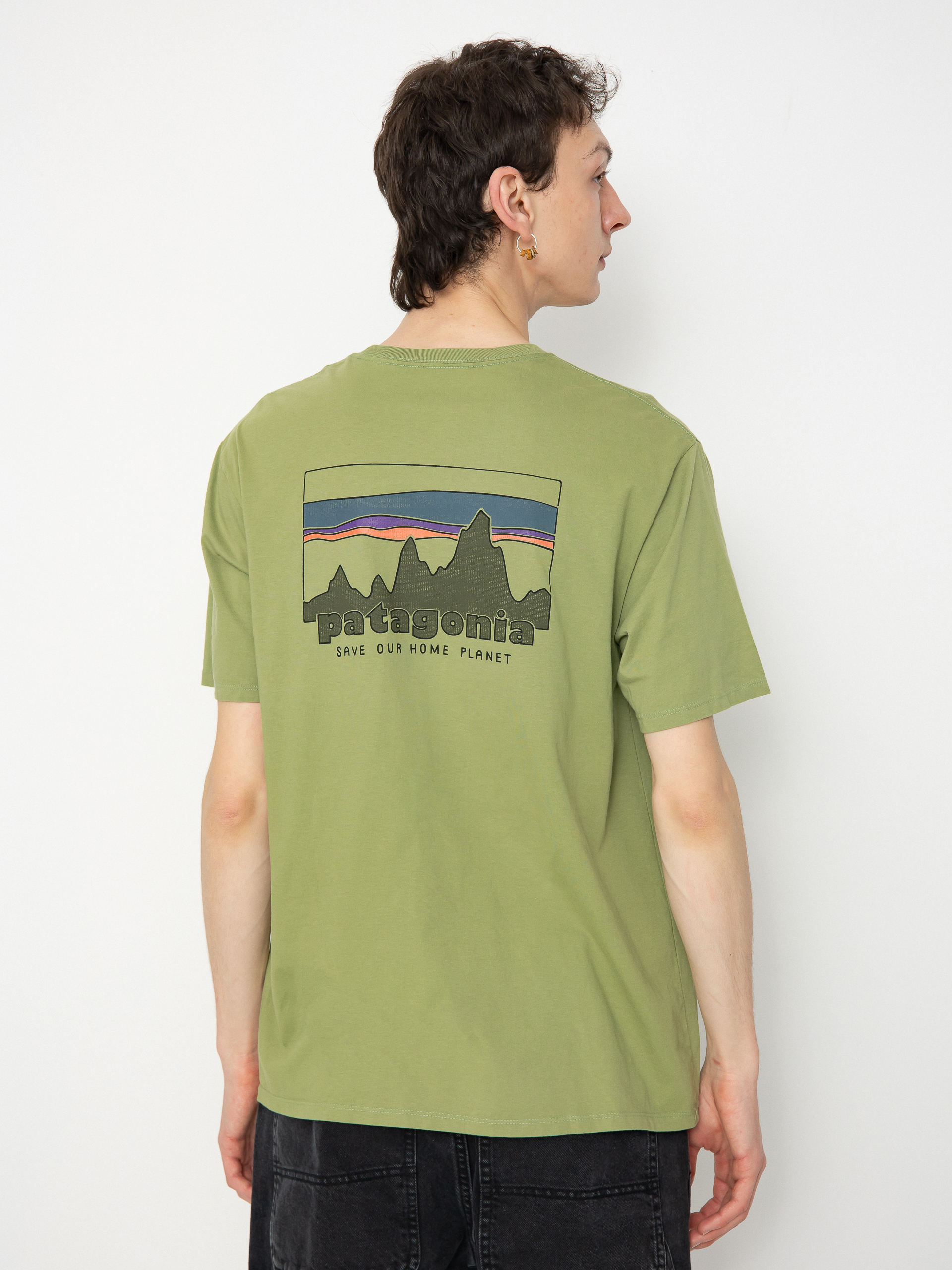 Patagonia 73 Skyline Organic T-Shirt - green (buckhorn green)