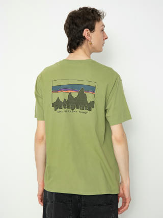 Patagonia 73 Skyline Organic T-Shirt (buckhorn green)