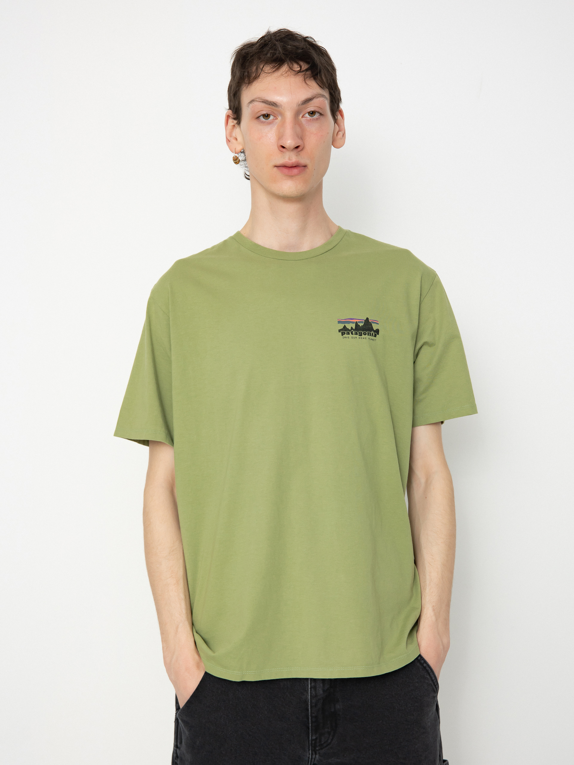 Patagonia 73 Skyline Organic T-Shirt - green (buckhorn green)