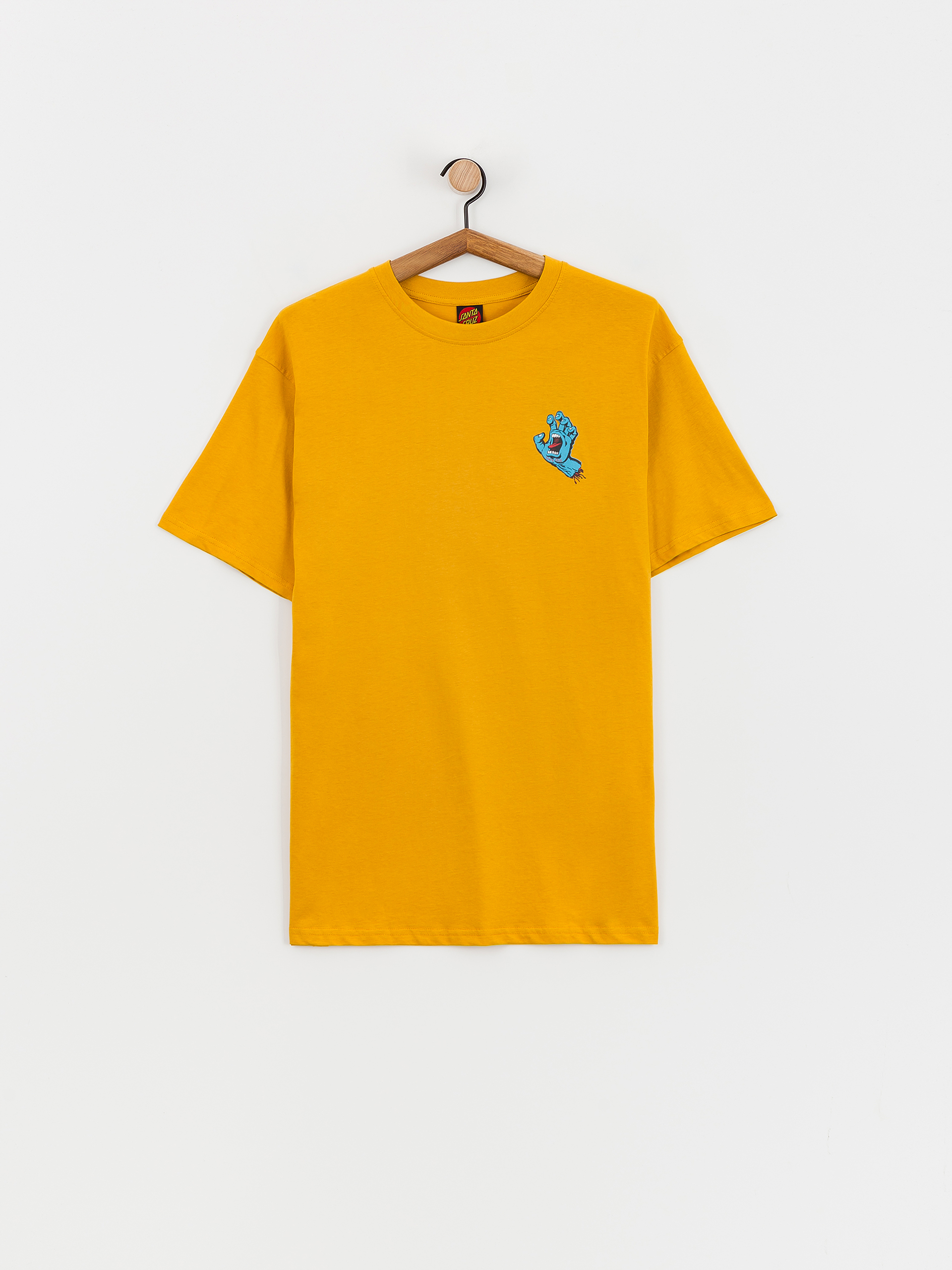 Santa Cruz Screaming Hand Chest T-Shirt (old gold)