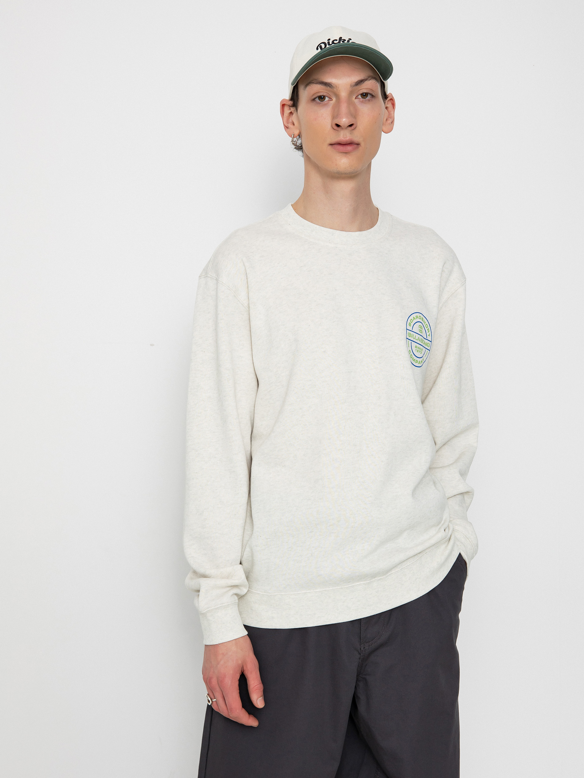 Billabong Short Sands Sweatshirt (light grey heather)