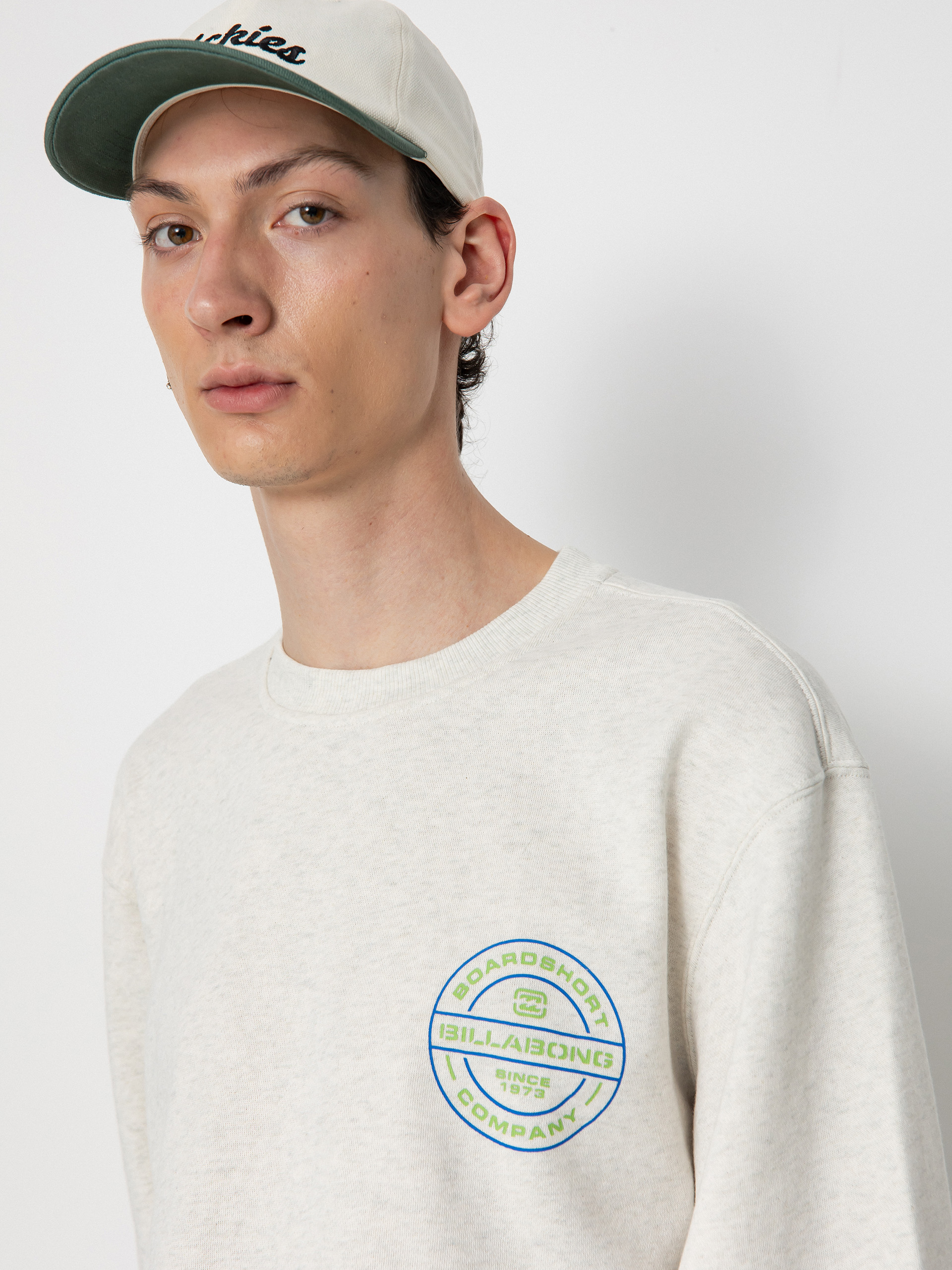 Billabong Short Sands Sweatshirt (light grey heather)