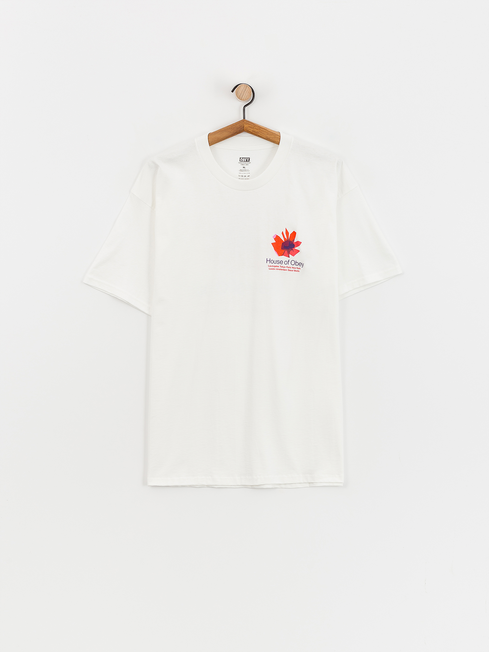 OBEY House Of Obey Floral T-Shirt (white)