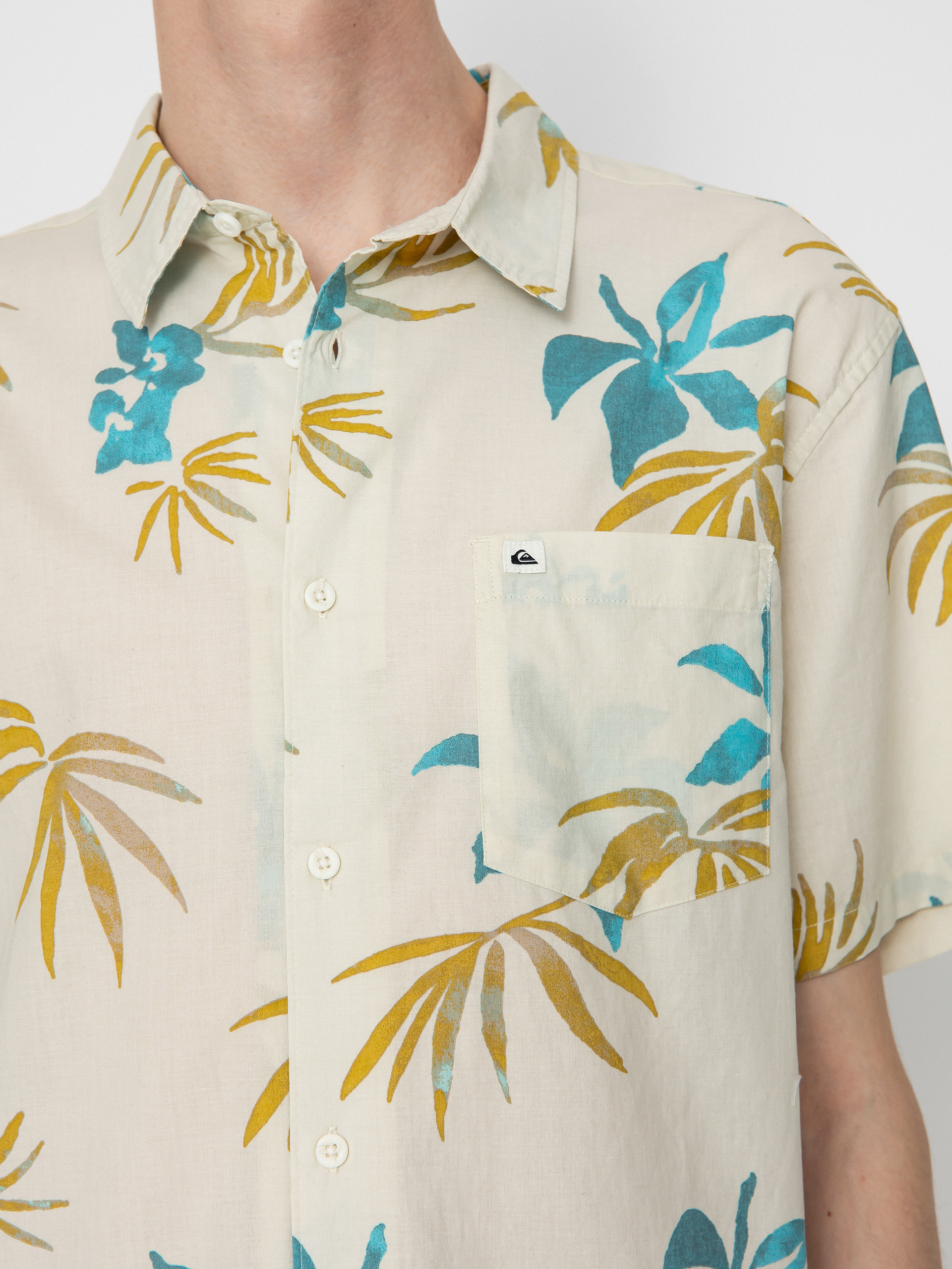 Quiksilver Apero Classic Hemd (snow white aop mix b)