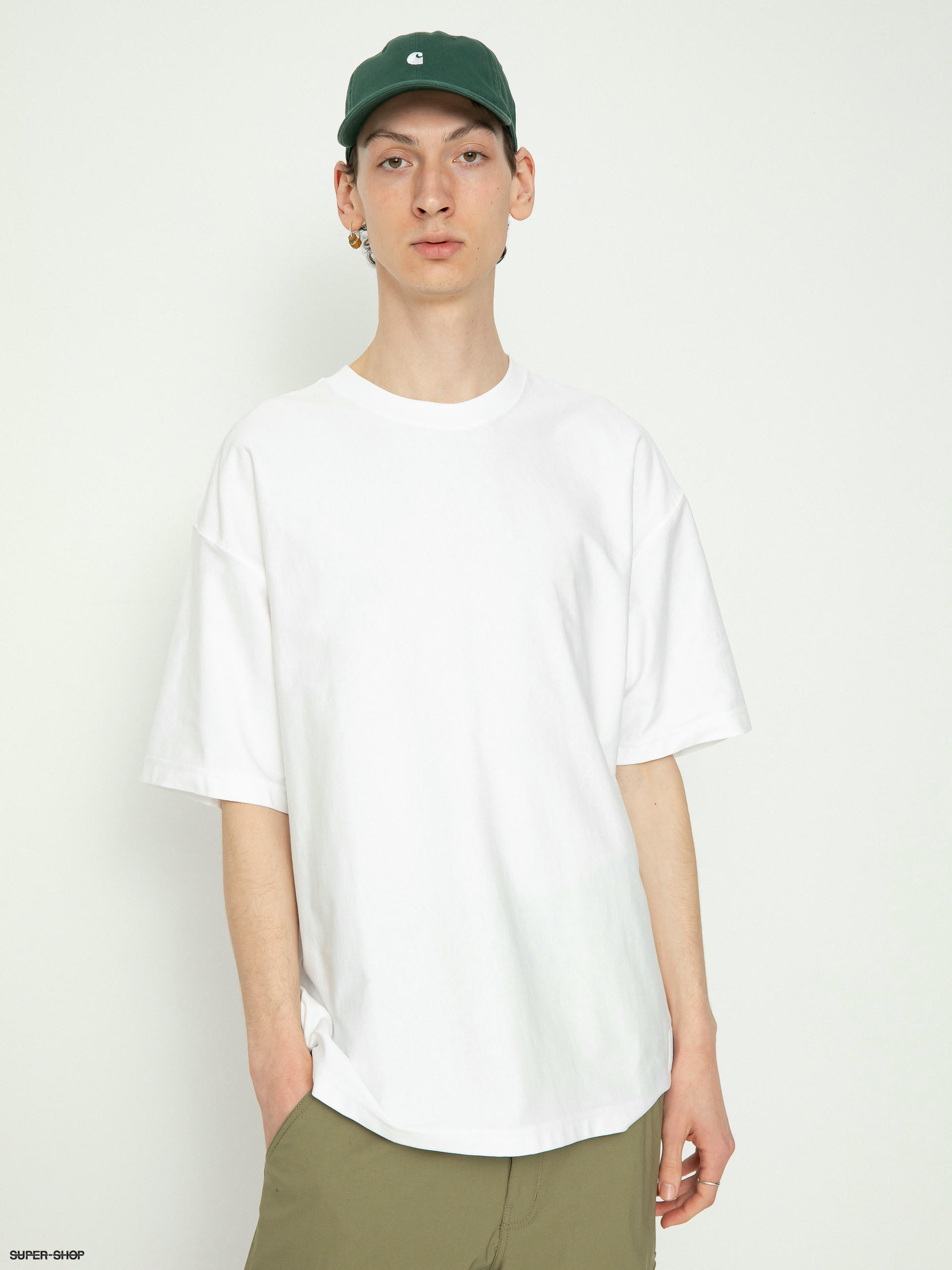 Stussy T-shirt Koszulka Global Designs Raglan - white (white/navy)