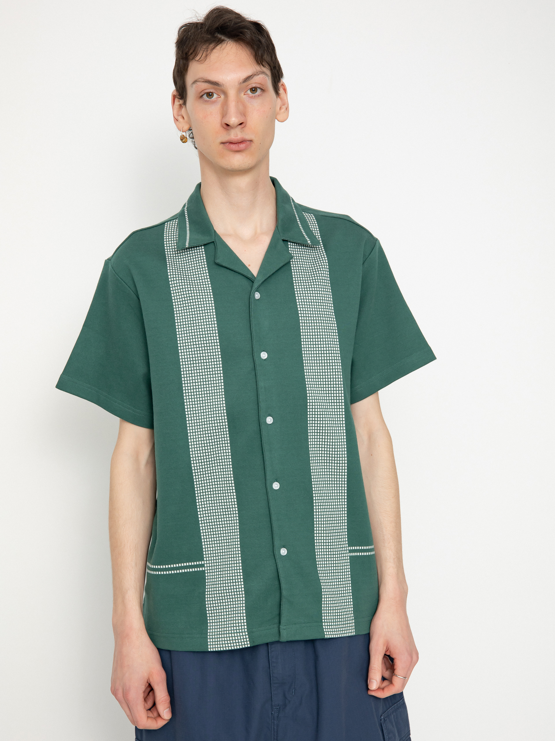 Brixton T-Shirt Bunker Jacquard (trekking green)