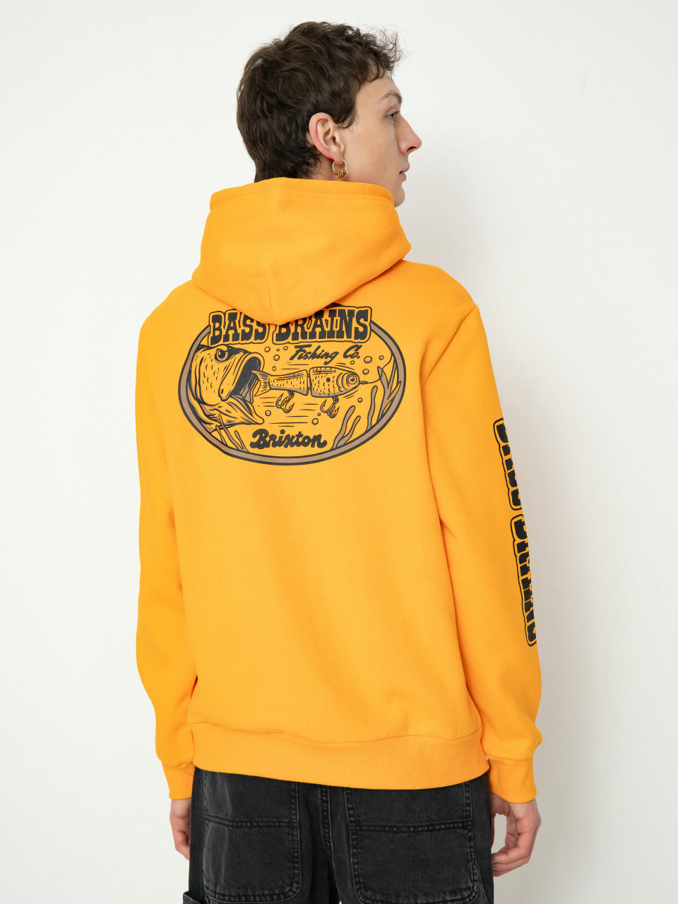 Brixton Bass Brains Swim HD Hoodie (orange)