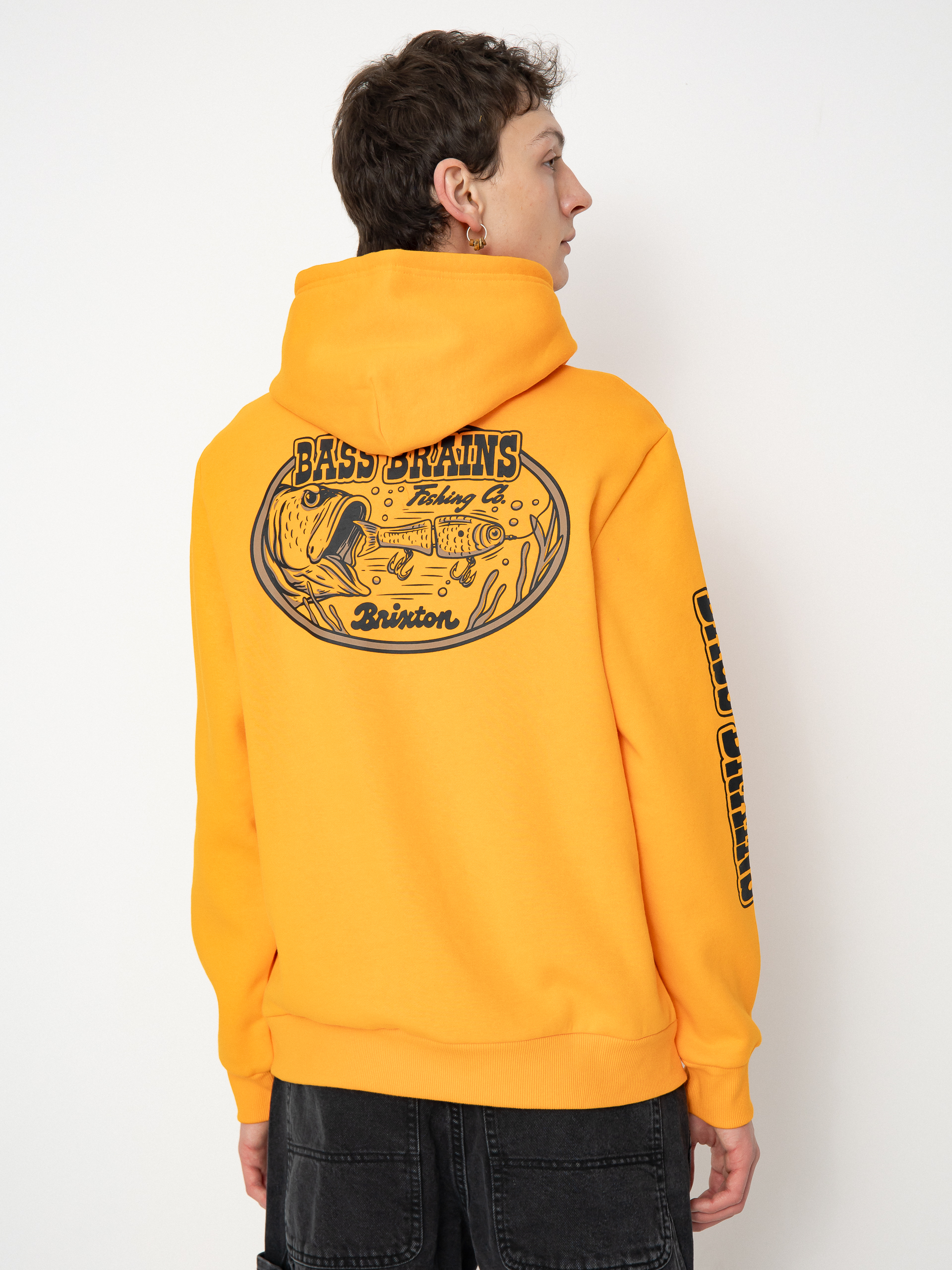 Brixton Bass Brains Swim HD Hoodie (orange)