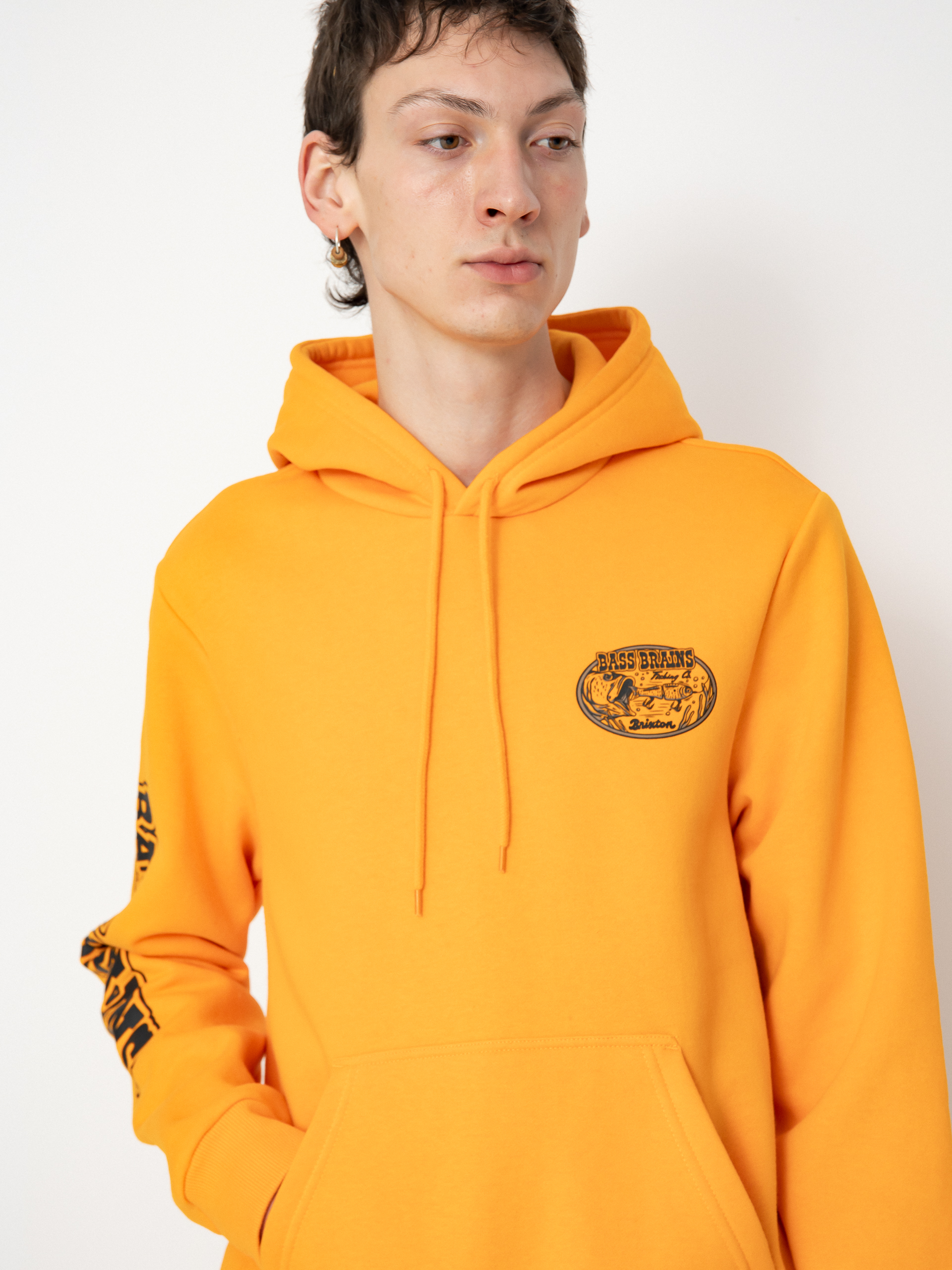 Brixton Bass Brains Swim HD Hoodie (orange)