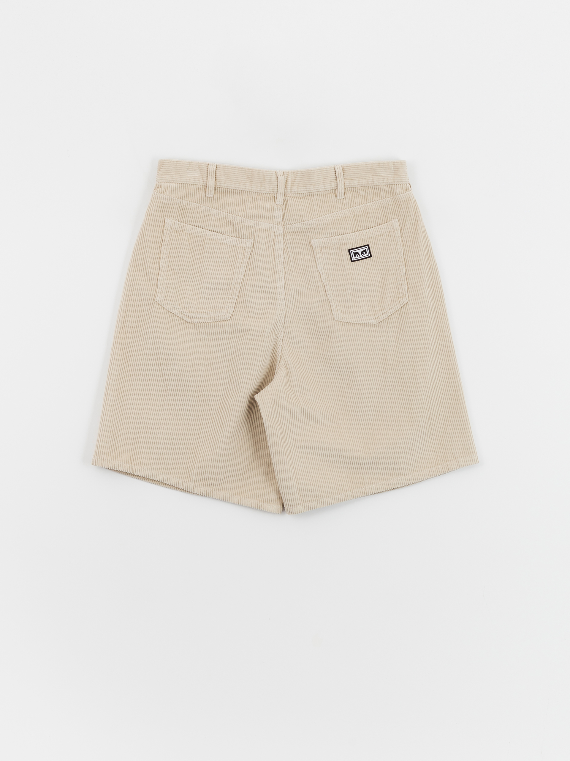 OBEY Bigwig Baggy Corduroy Shorts (silver grey)
