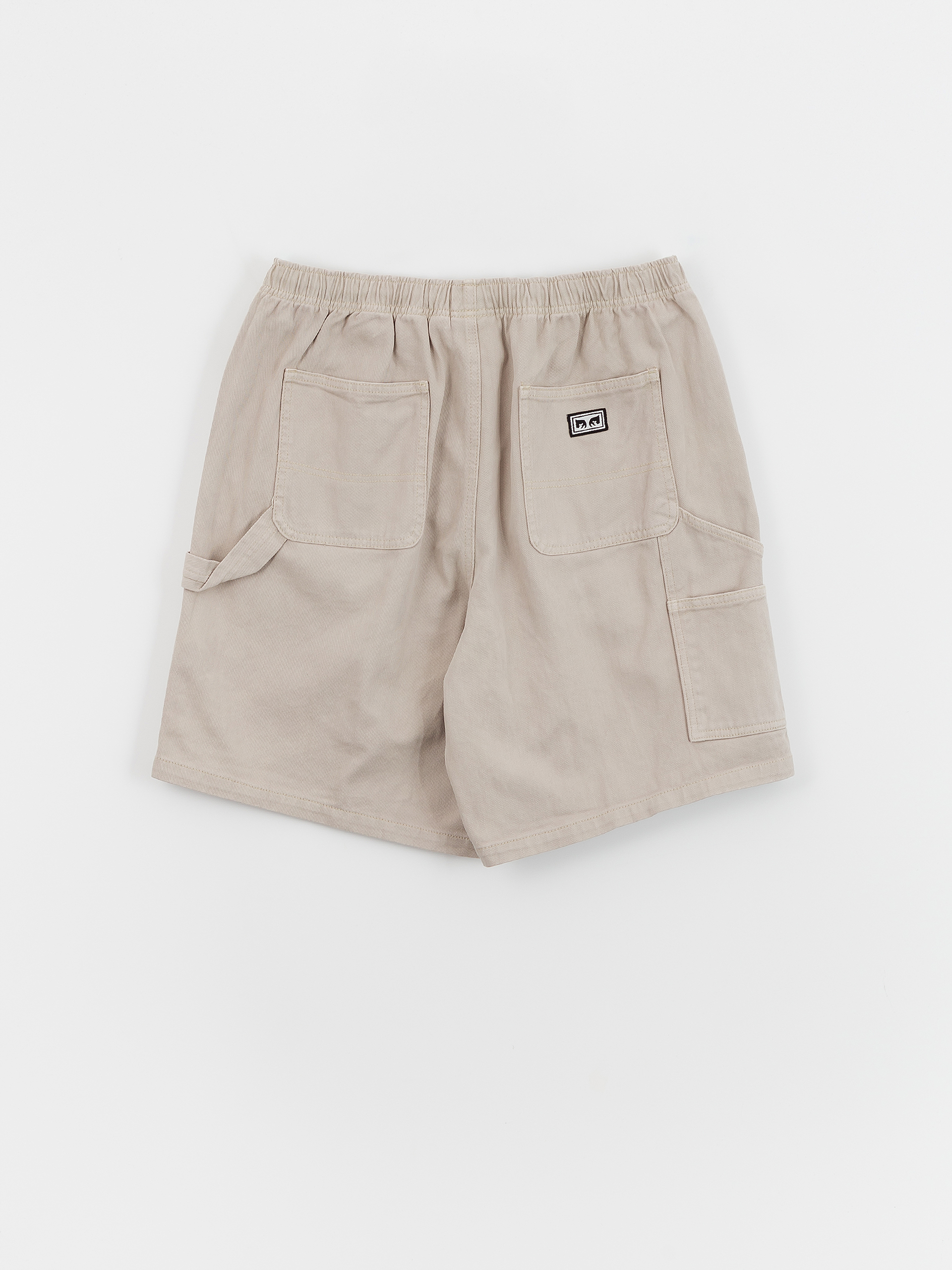 OBEY Easy Denim Carpenter Shorts (silver grey)