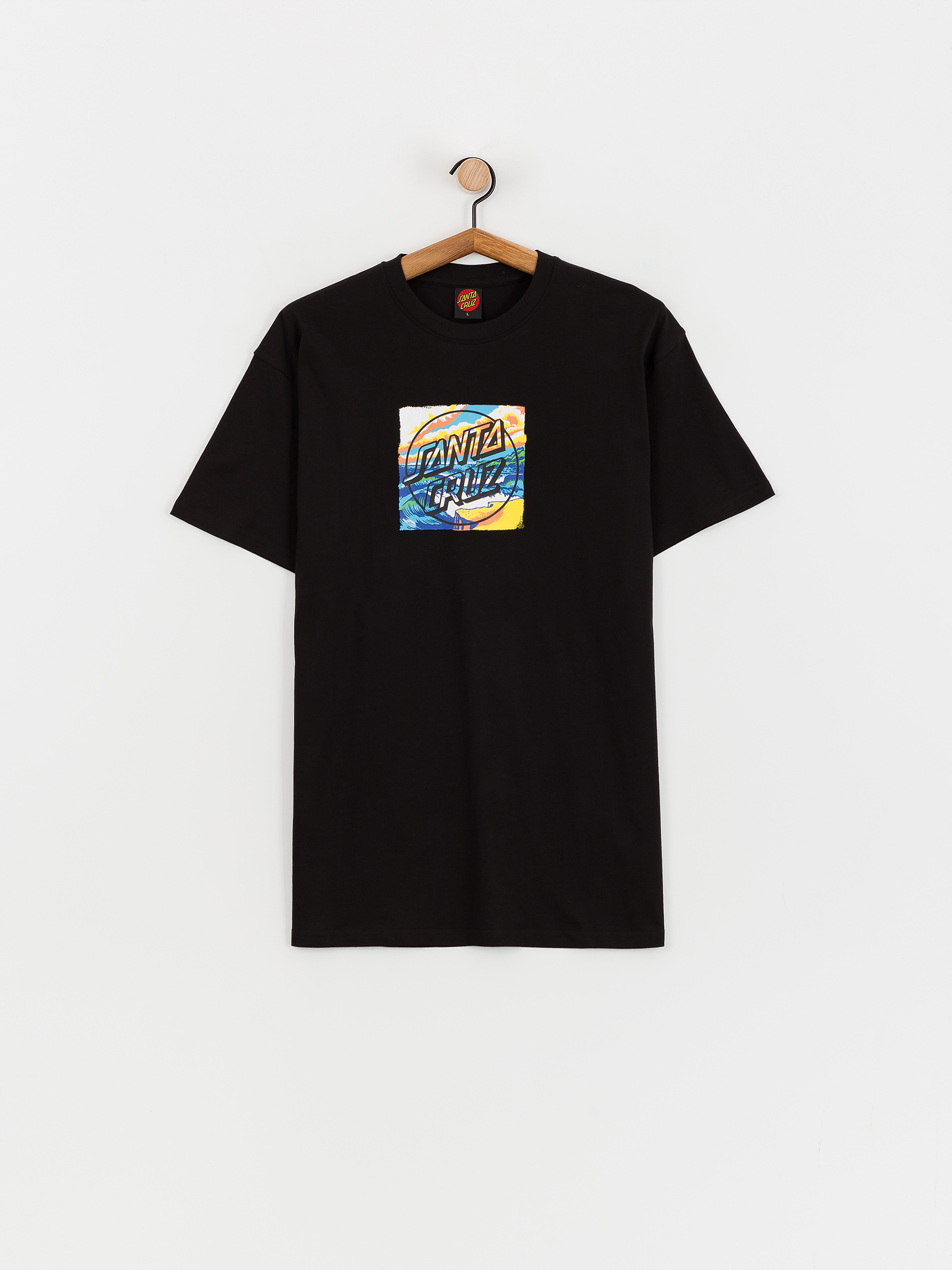 Santa Cruz Water View Front T-Shirt (black)