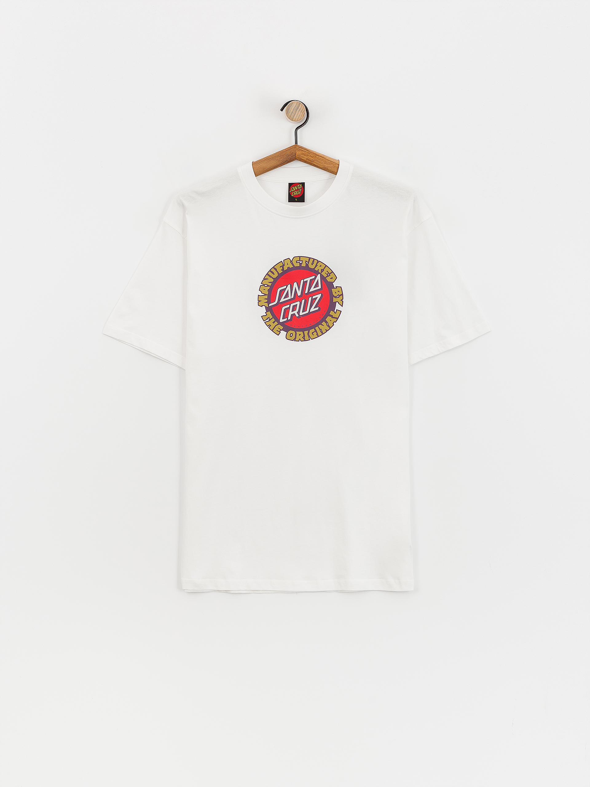 Santa Cruz Speed Mfg Dot Front T-Shirt (white)