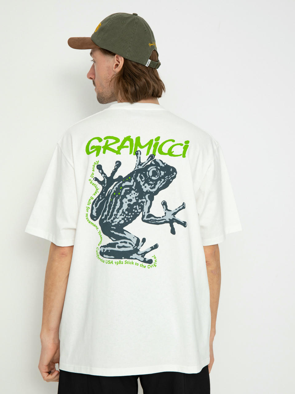 Gramicci T-Shirt Sticky Frog (white)