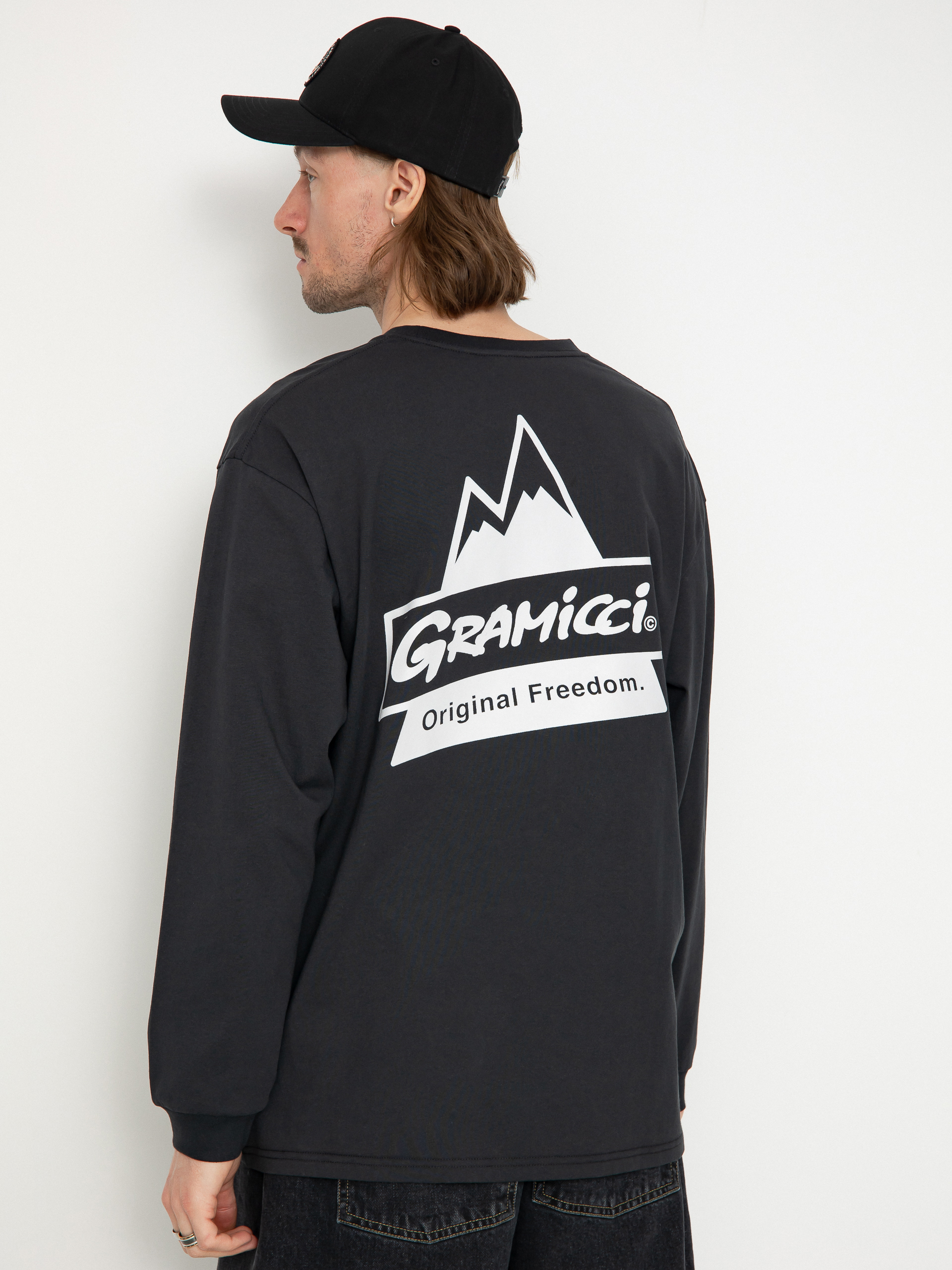 Gramicci Longsleeve Peak - black (vintage black)