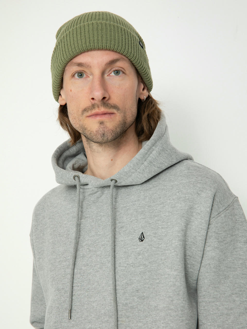 Volcom Single Stone HD Hoodie (heather grey)