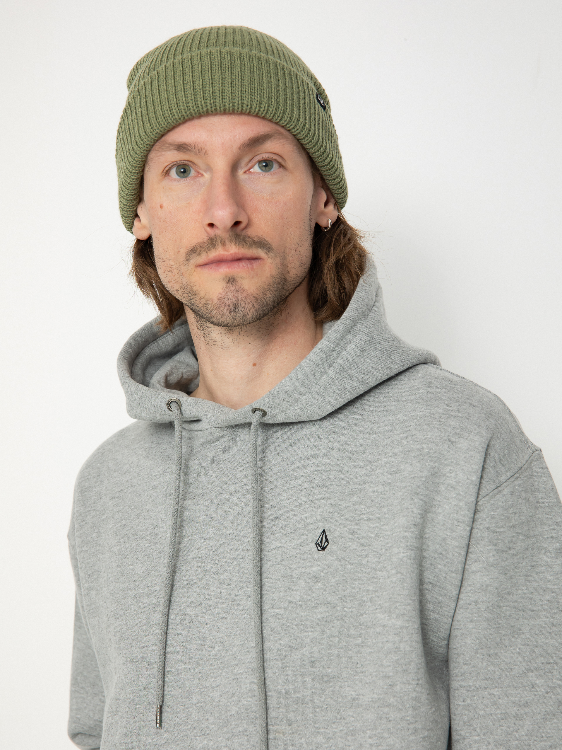 Volcom Single Stone HD Hoodie (heather grey)