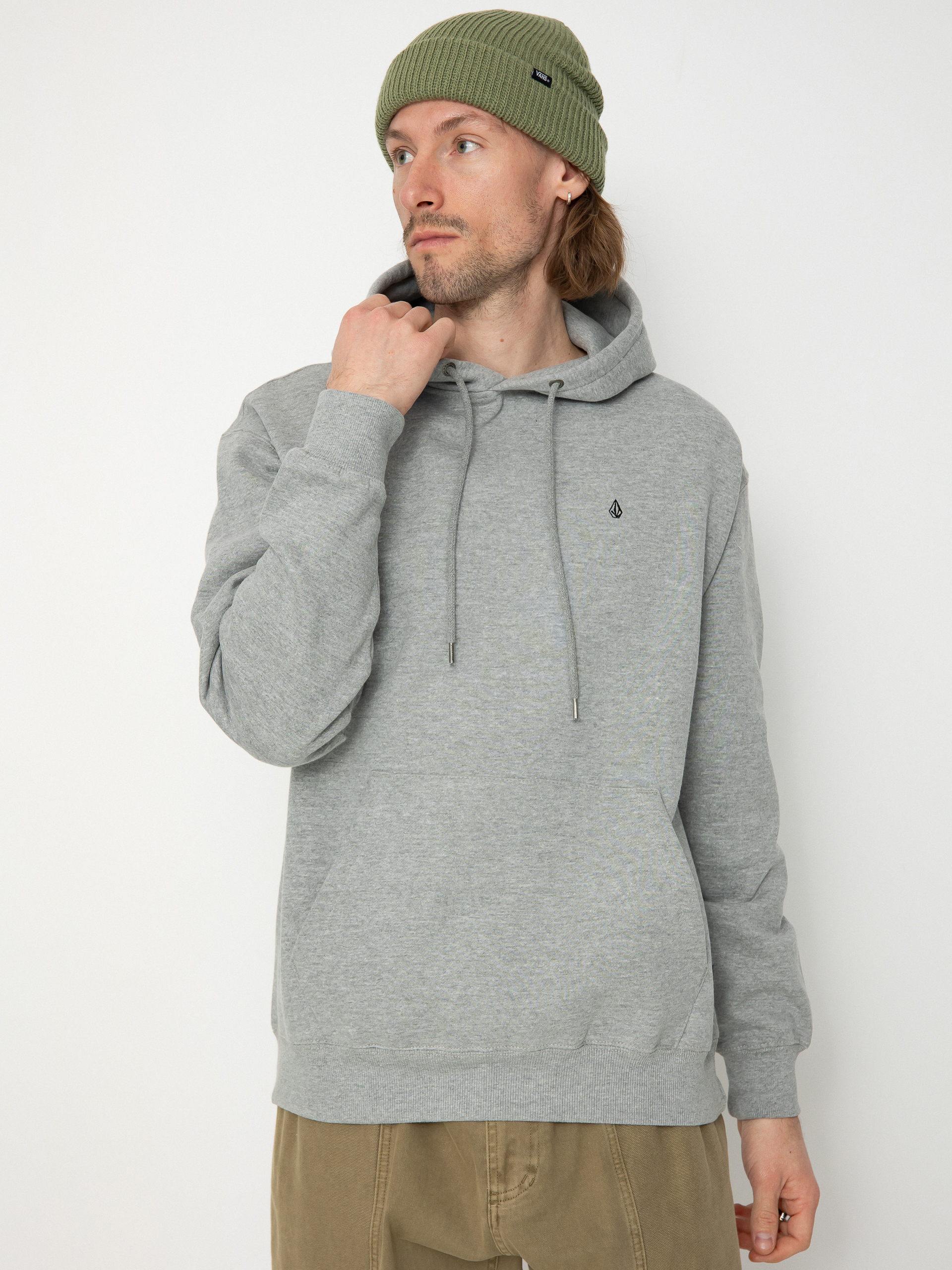 Volcom Single Stone HD Hoodie (heather grey)