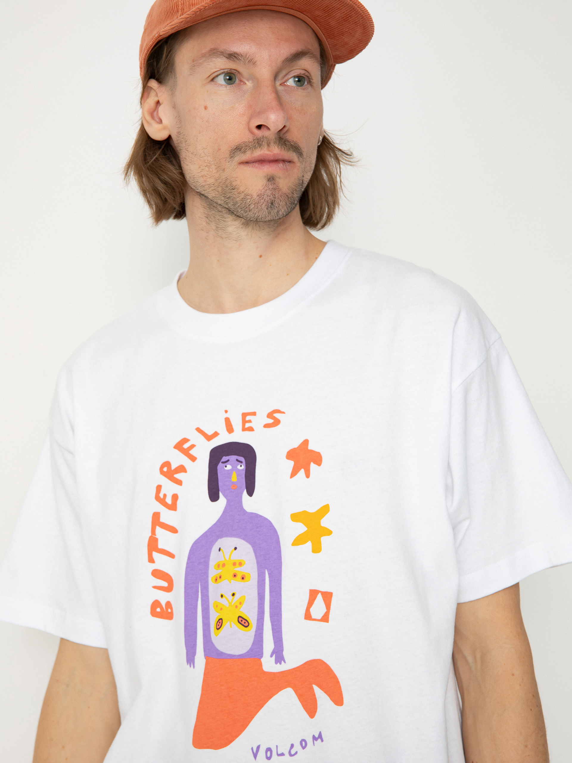 Volcom T-Shirt Fa Arthur Longo 2 Lse (white)