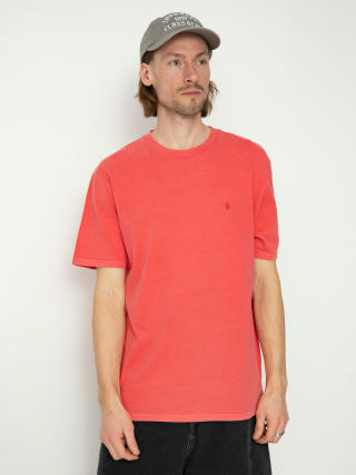 Volcom T-Shirt Solid Stone Emb (washed ruby)