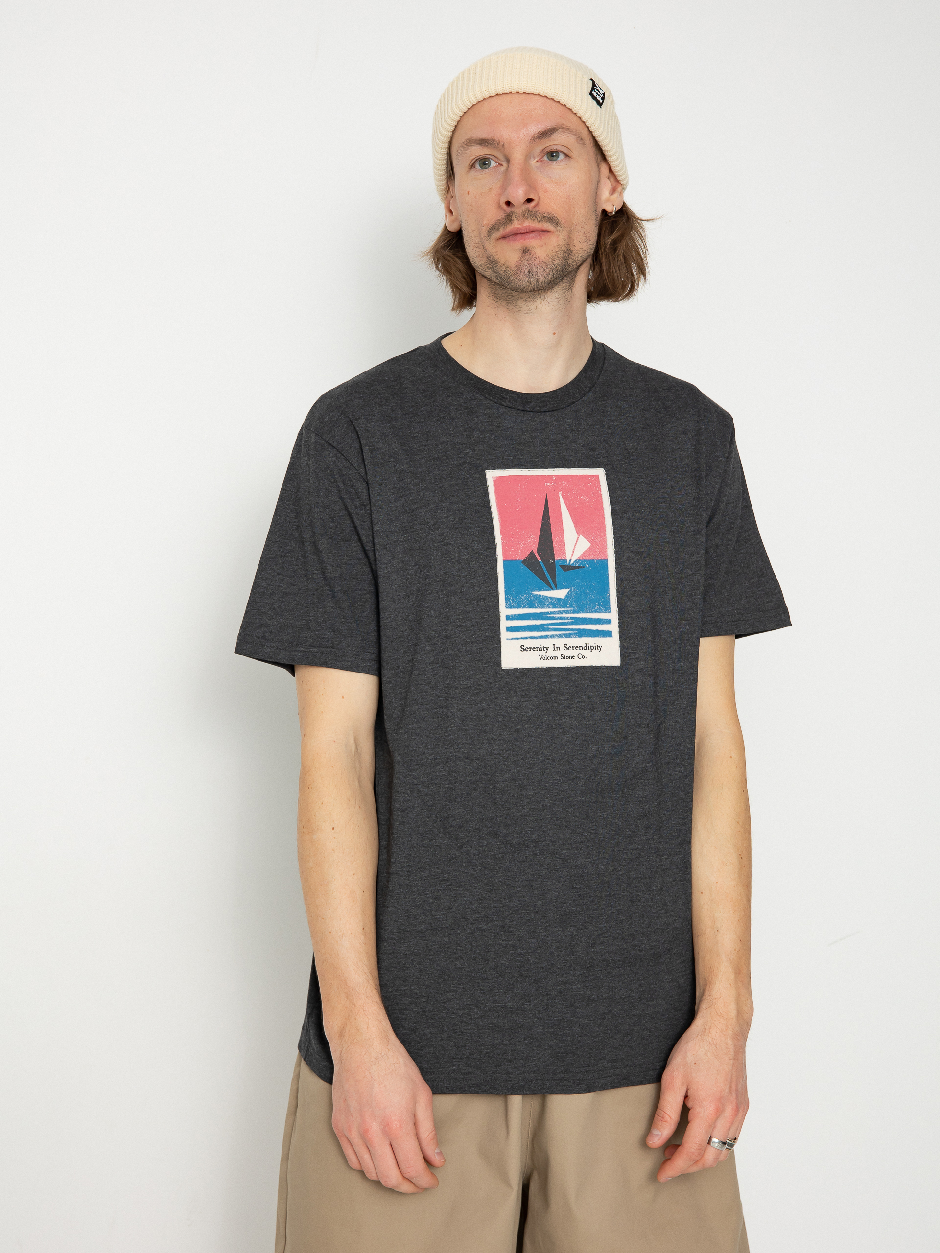 Volcom Catamaran Hth T-Shirt (heather black)