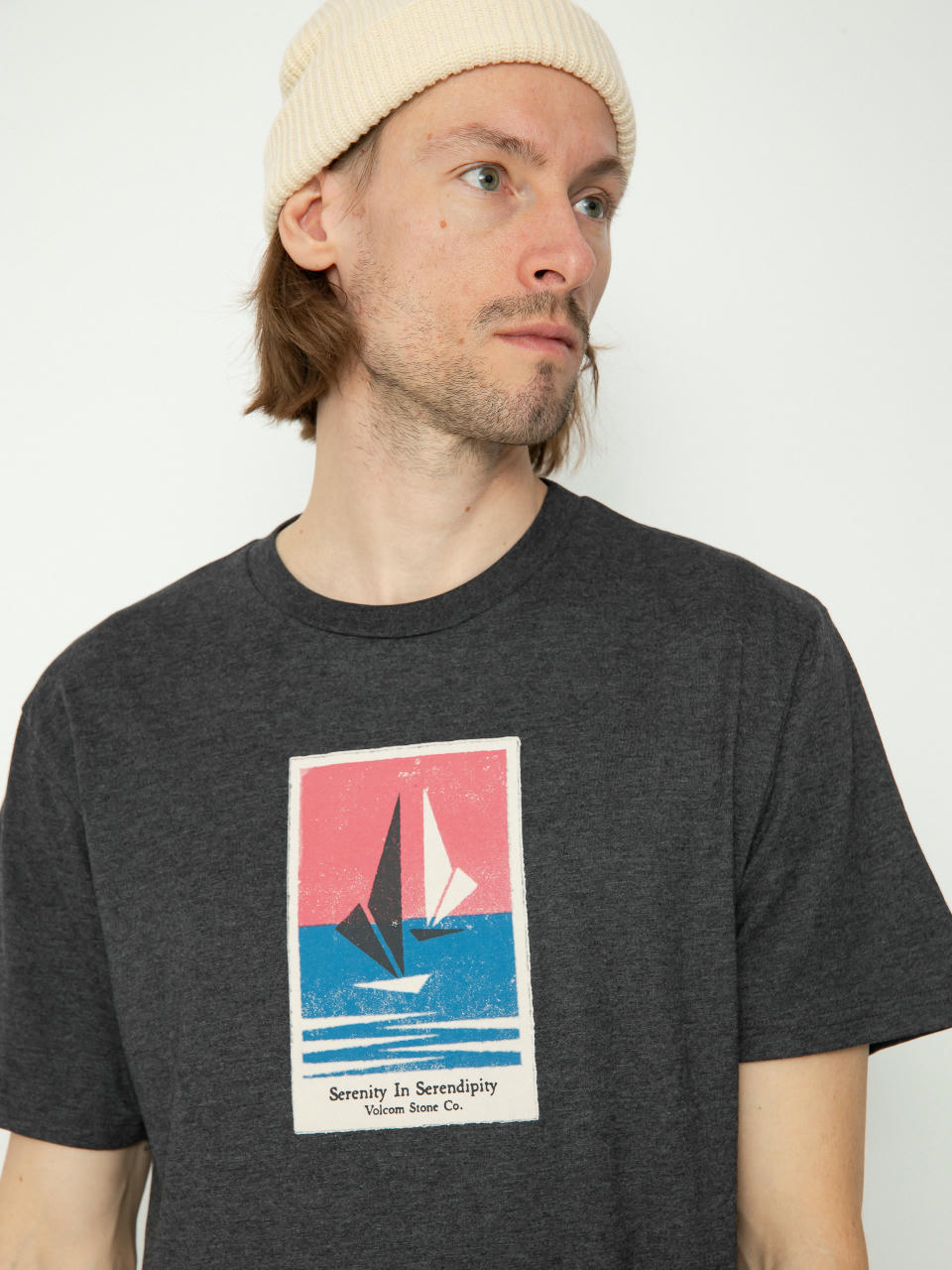 Volcom Catamaran Hth T-Shirt (heather black)